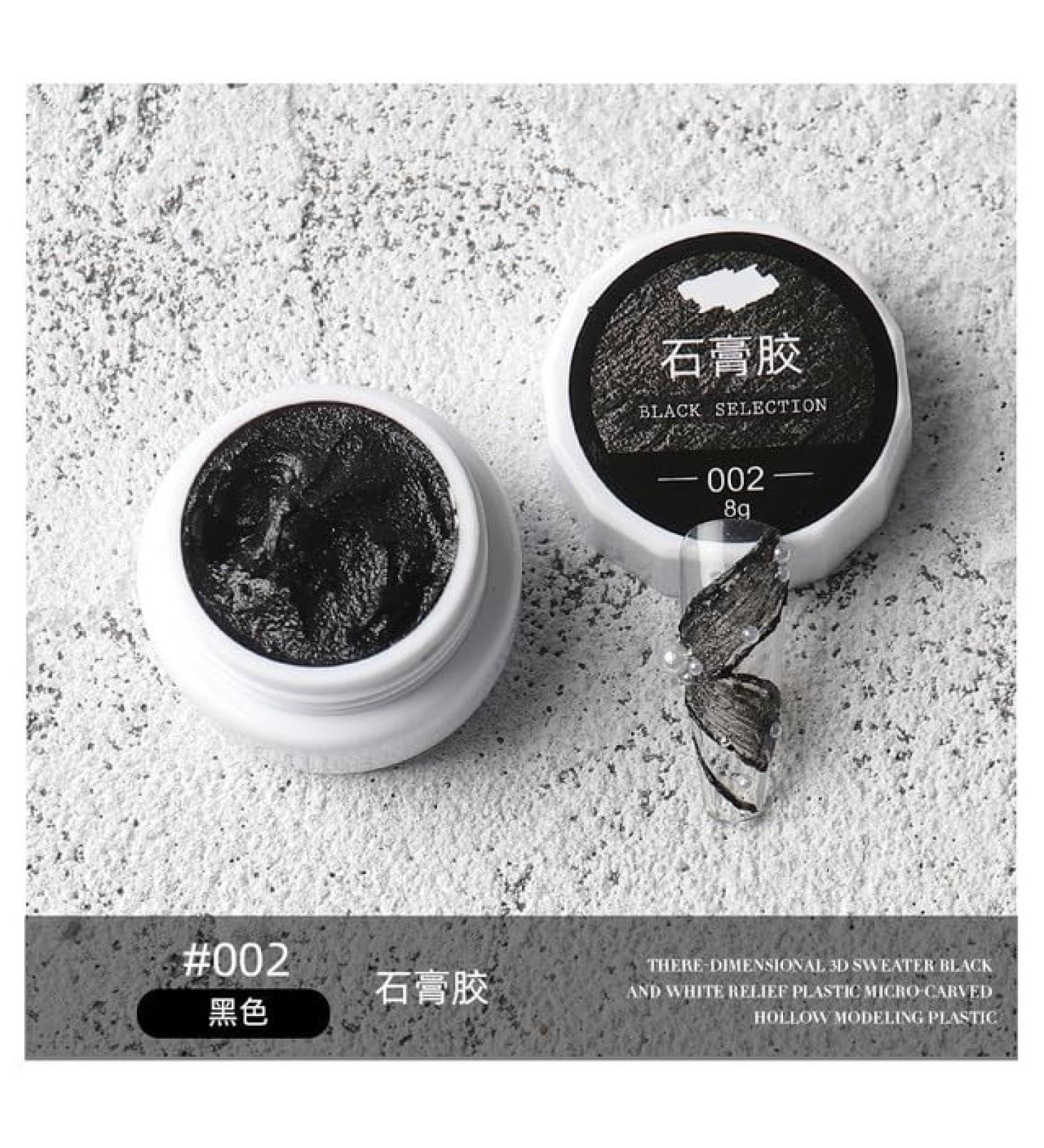 6 Colors Nail Art Plaster Paint Gel Kit Sand Texture Drawing No Need Top Coat/UV Nail Gel Polish/Lacquer Varnish 3D DIY - (Color: 2) - Buy Online on GoSupps.com