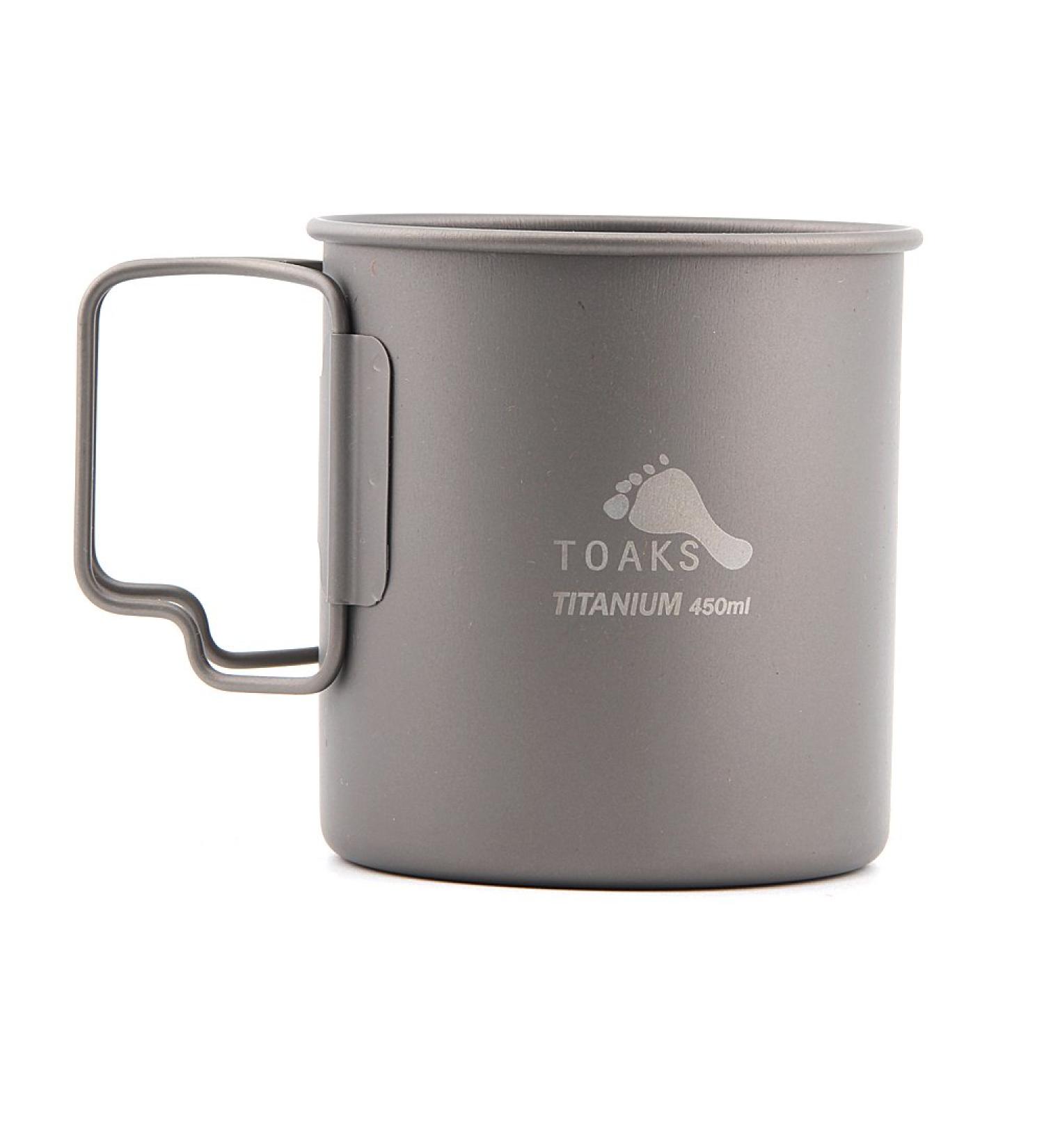 TOAKS Titanium 450ml Cup - Lightweight and Durable Drinkware - Buy Online on GoSupps.com