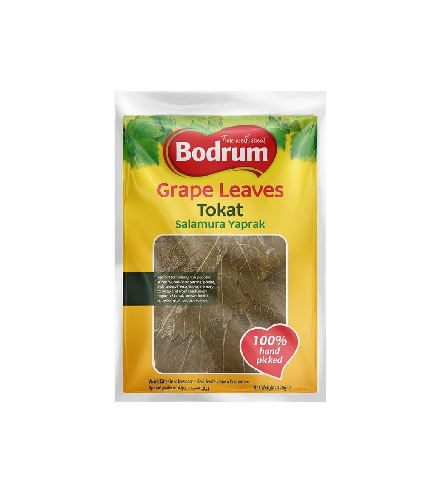 Turkish Grape Leaves for Stuffing Bodrum 420g