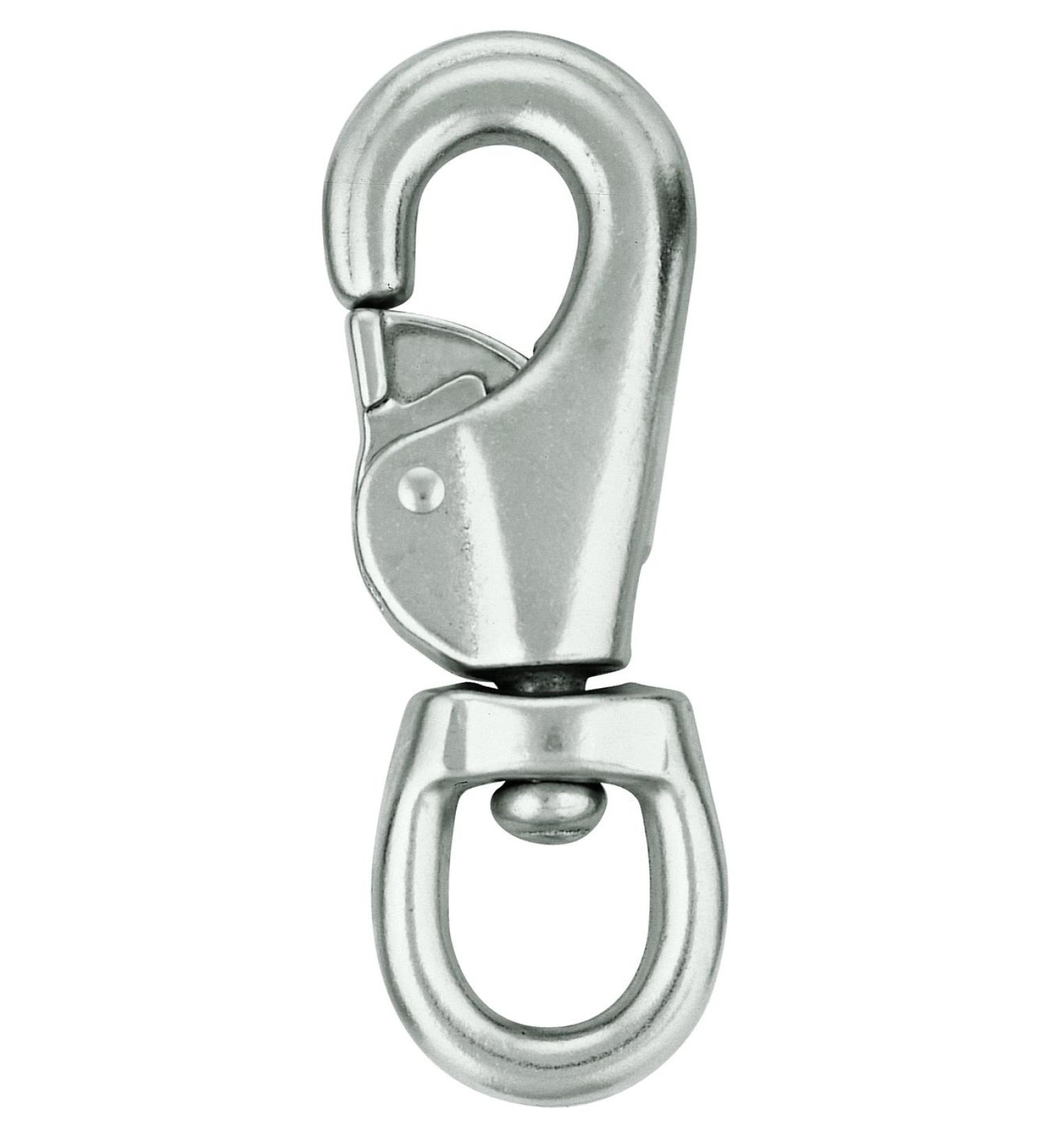 Weaver Leather #333 Bull Snap, Nickel Plated