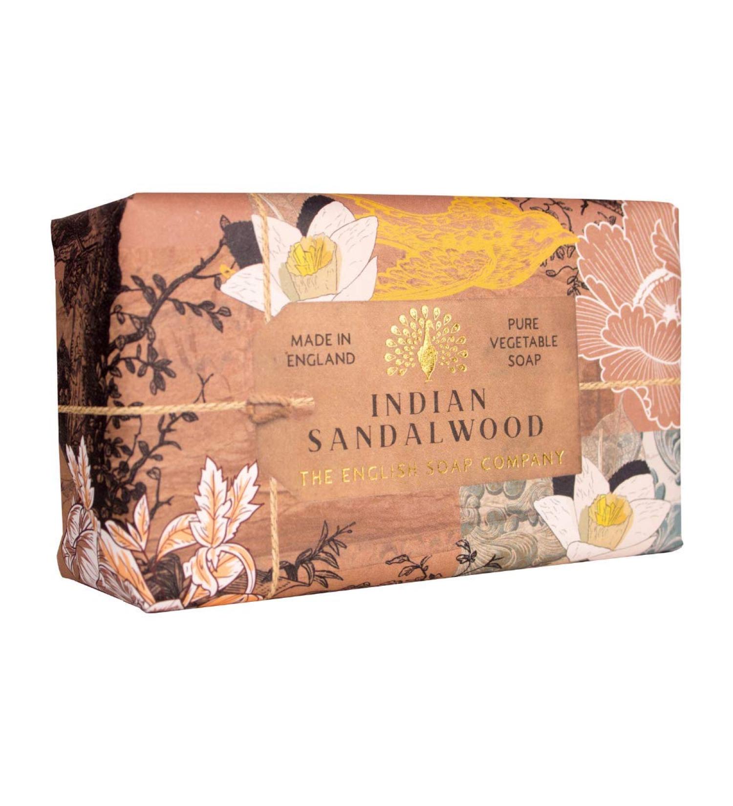 Indian Sandalwood Soap Bar - 200g | English Soap Co. Anniversary Collection - Buy Online on GoSupps.com