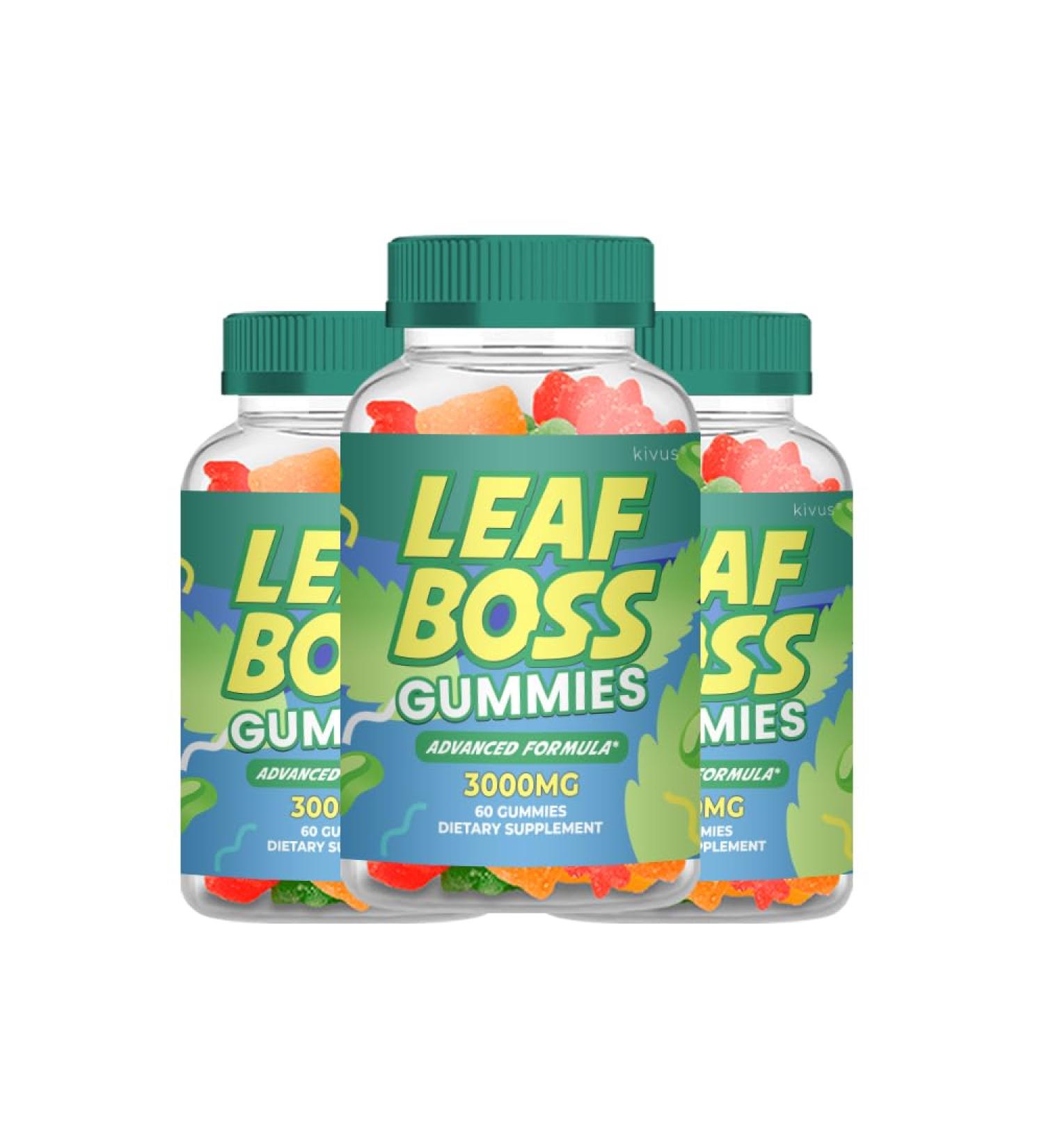 Leaf Boss - LeafBoss Hemp Gummy Formula (3 Pack 180 Gummies)