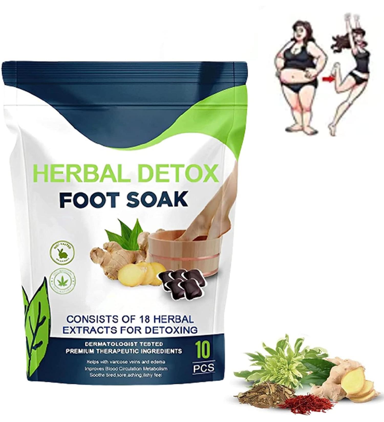 Oveallgo Herbal Detox Foot Soak Beads Herbal Detox&shaping Cleansing Foot Soak Beads Herbal Detox Cleansing Foot Soak Beads (1bag) - Buy Online on GoSupps.com