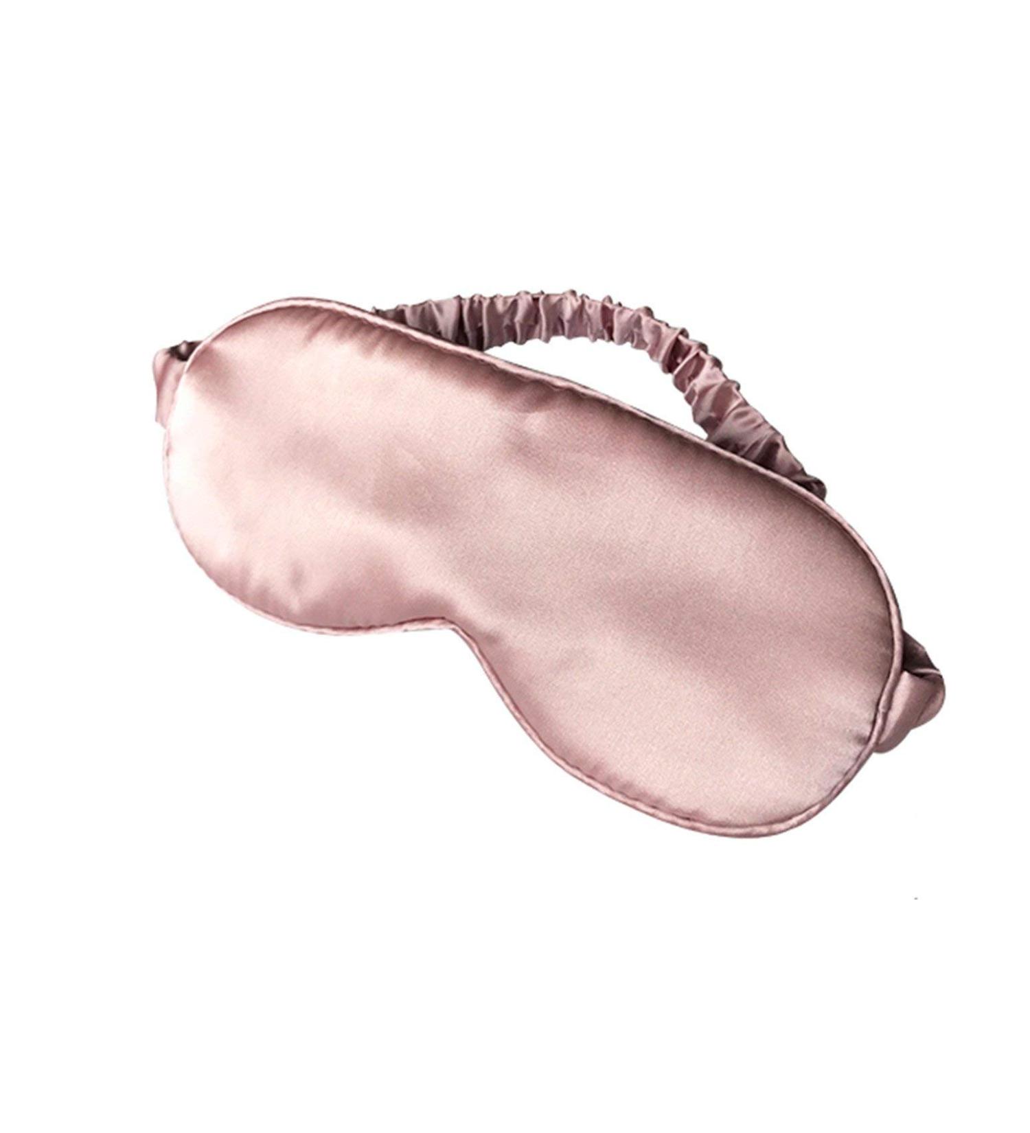 LULUSILK 100% Silk Adjustable Sleep Mask for Women & Men - Soft Comfortable Eye Mask in Pink - Buy Online on GoSupps.com