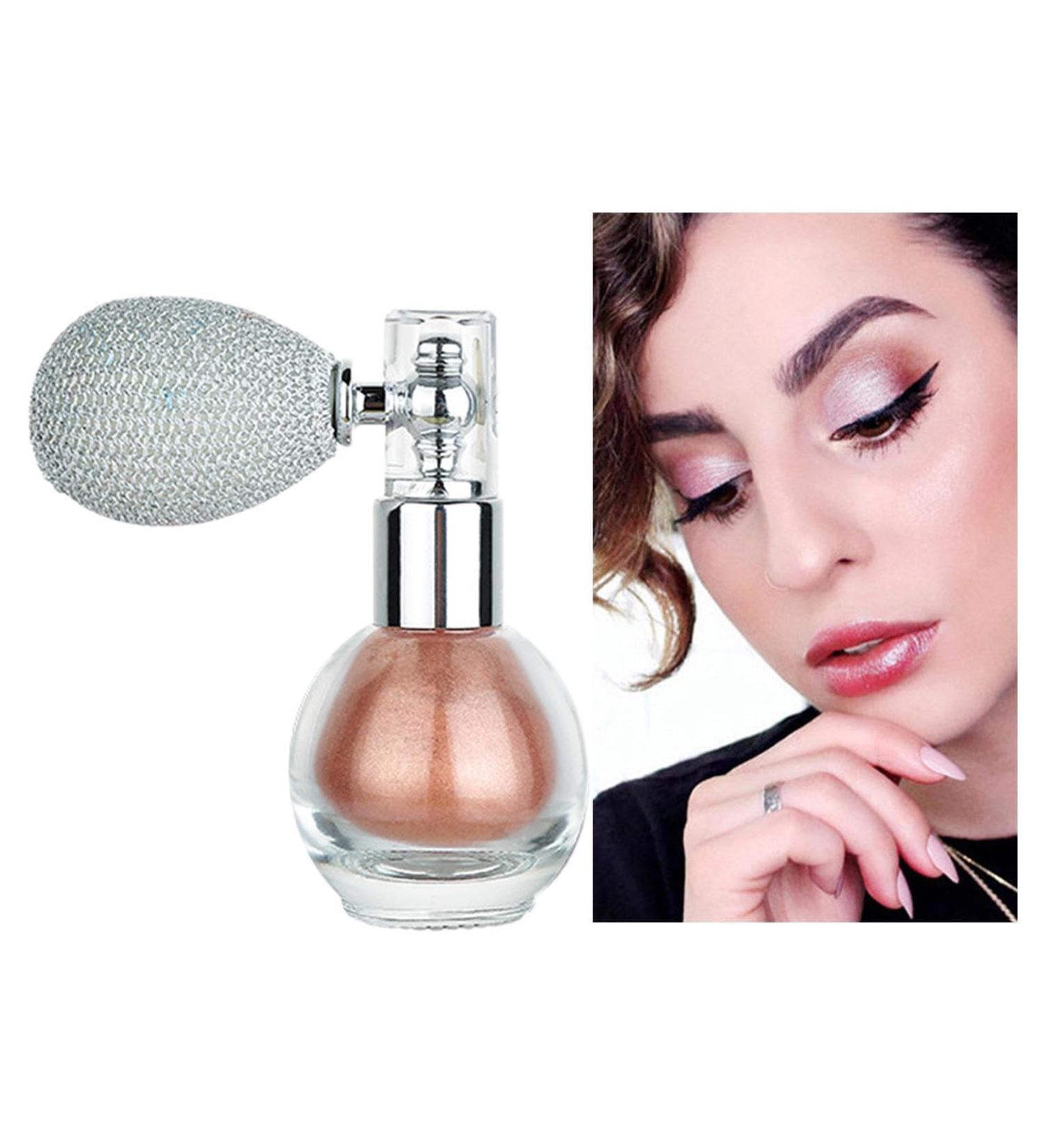 Highlighter Powder Spray Highlighting Nourishing Spray with Glitter - Face Makeup Body Makeup Beauty Products for Shopping Dating Traveling Home Working Gathering Dtt 4# - Buy Online on GoSupps.com