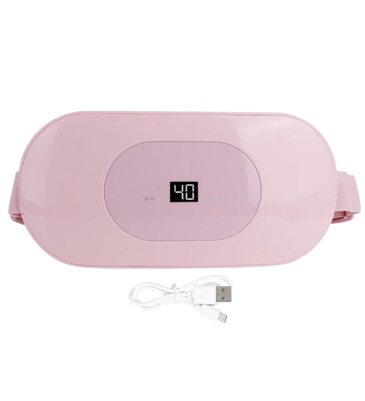 Plplaaoo Vibration & Massage Heating Belt - Wireless DC5V Heating Pillows for Menstrual Cramps Back & Waist Pain Relief for Women & Girls - Buy Online on GoSupps.com