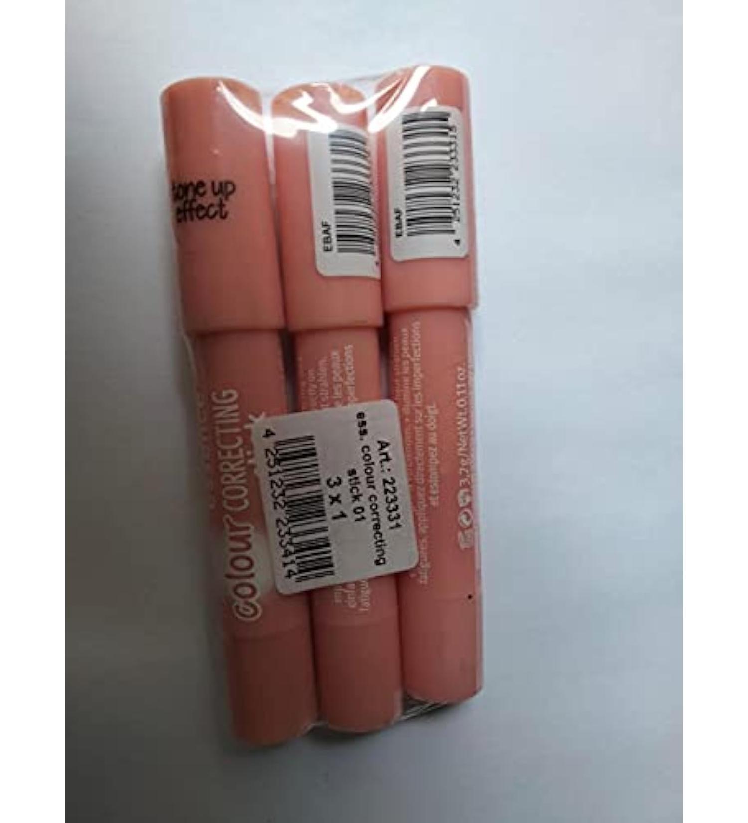 Essence Color Correcting Stick Tone Up Effect 01 - Three Pieces Set | Flawless Skin & Radiant Complexion - Shop Internationally - Buy Online on GoSupps.com