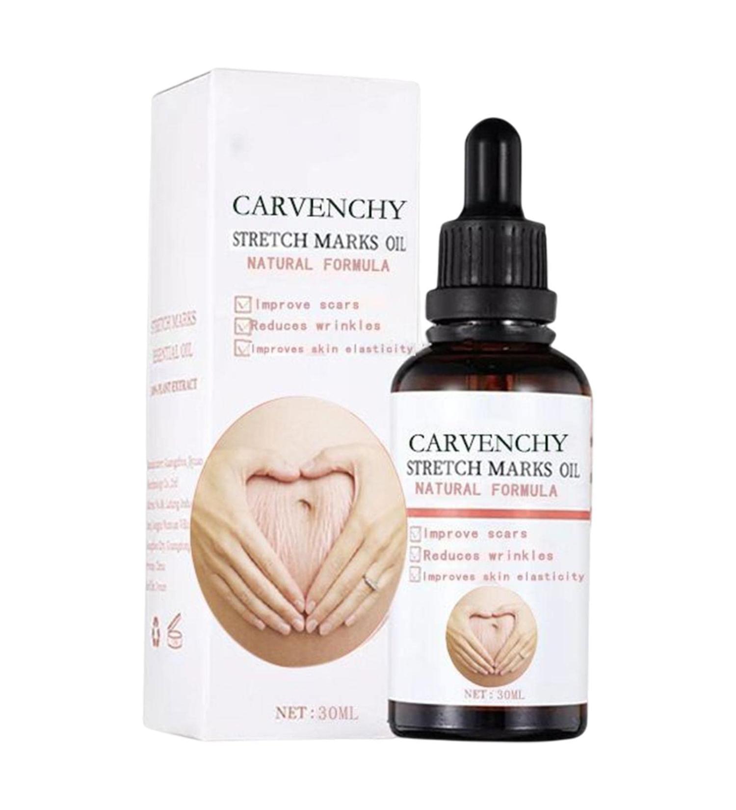 Belly Oil Massage Essential Oil for Stretch Marks Skin Care Body Moisturizing Oil for Pregnancy Pre and Postpartum Skin Care 1 fl oz our Qihuyi - Buy Online on GoSupps.com