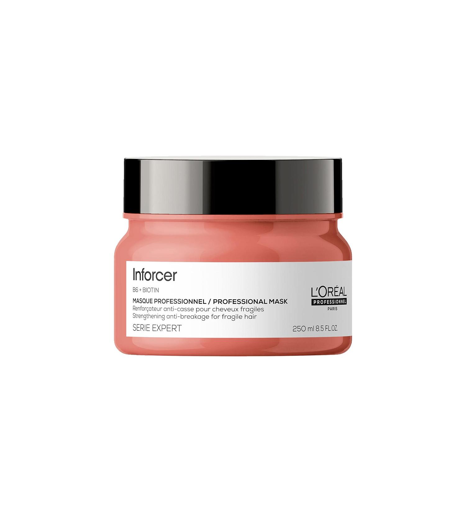 L'Or al Professionnel Inforcer Mask - Strengthening Hair Mask for Dry & Brittle Hair | Vitamin B6 & Biotin - Series Expert - Buy Online on GoSupps.com