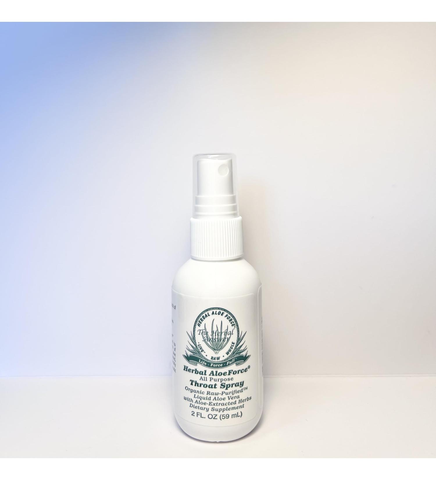 Herbal AloeForce All-Purpose Throat Spray 2 oz. - Buy Online on GoSupps.com