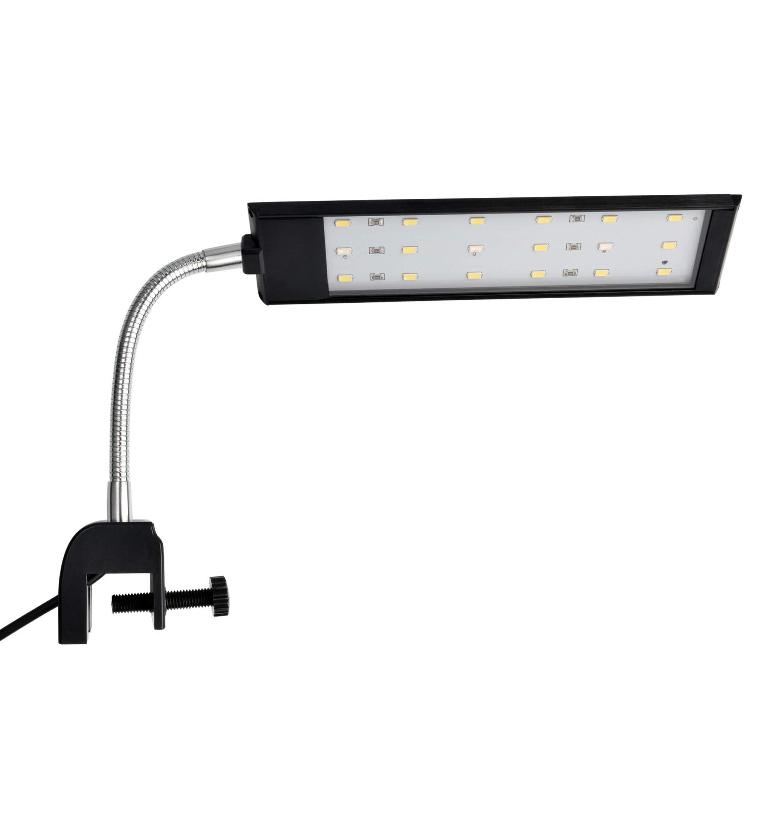 NICREW 7-inch 7W Fish Tank Clip on Light with White and Blue LEDs - Aquarium Clamp Light - Buy Online on GoSupps.com