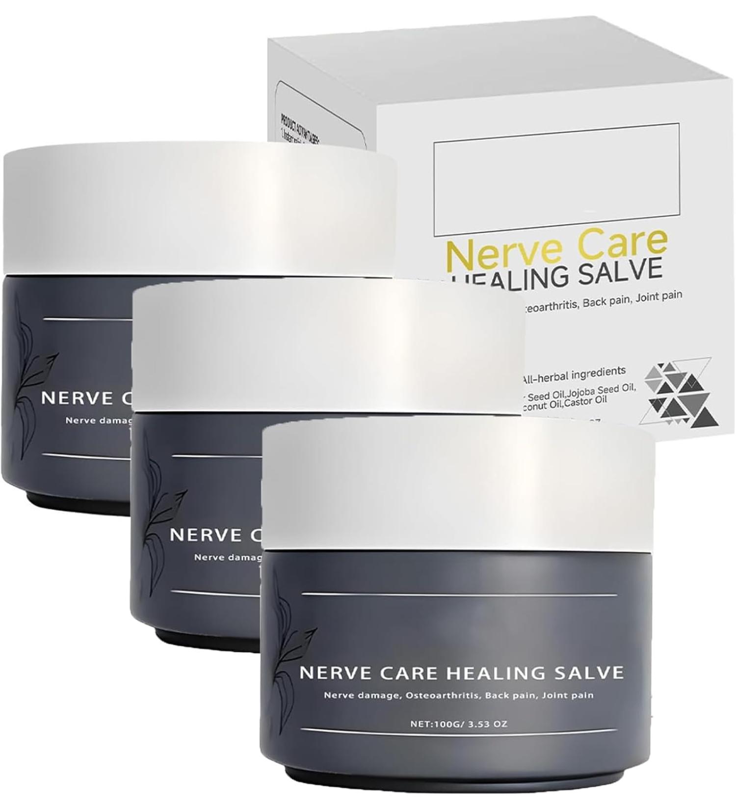Cr me apaisante baume cicatrisant pour les nerfs cr me professionnelle pour le soulagement des nerfs ingr dients naturels soulage rapidement la douleur convient tous les types de peau. 3pcs - Buy Online on GoSupps.com