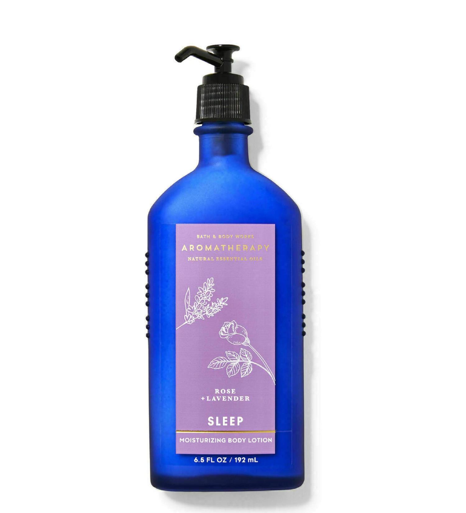 Bath and Body Works Aromatherapy Sleep - Rose + Lavender Body Lotion 6.5 Fl Oz - Buy Online on GoSupps.com