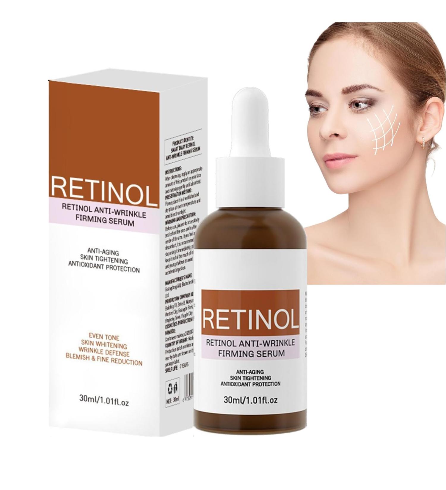 Retinol Anti-Wrinkle Facial Serum 30g Retinol Eye Cream Intense Reactivating Retinol Serum Maximum Hydration Intensive Anti-Wrinkle Treatment Anti-Aging - Buy Online on GoSupps.com