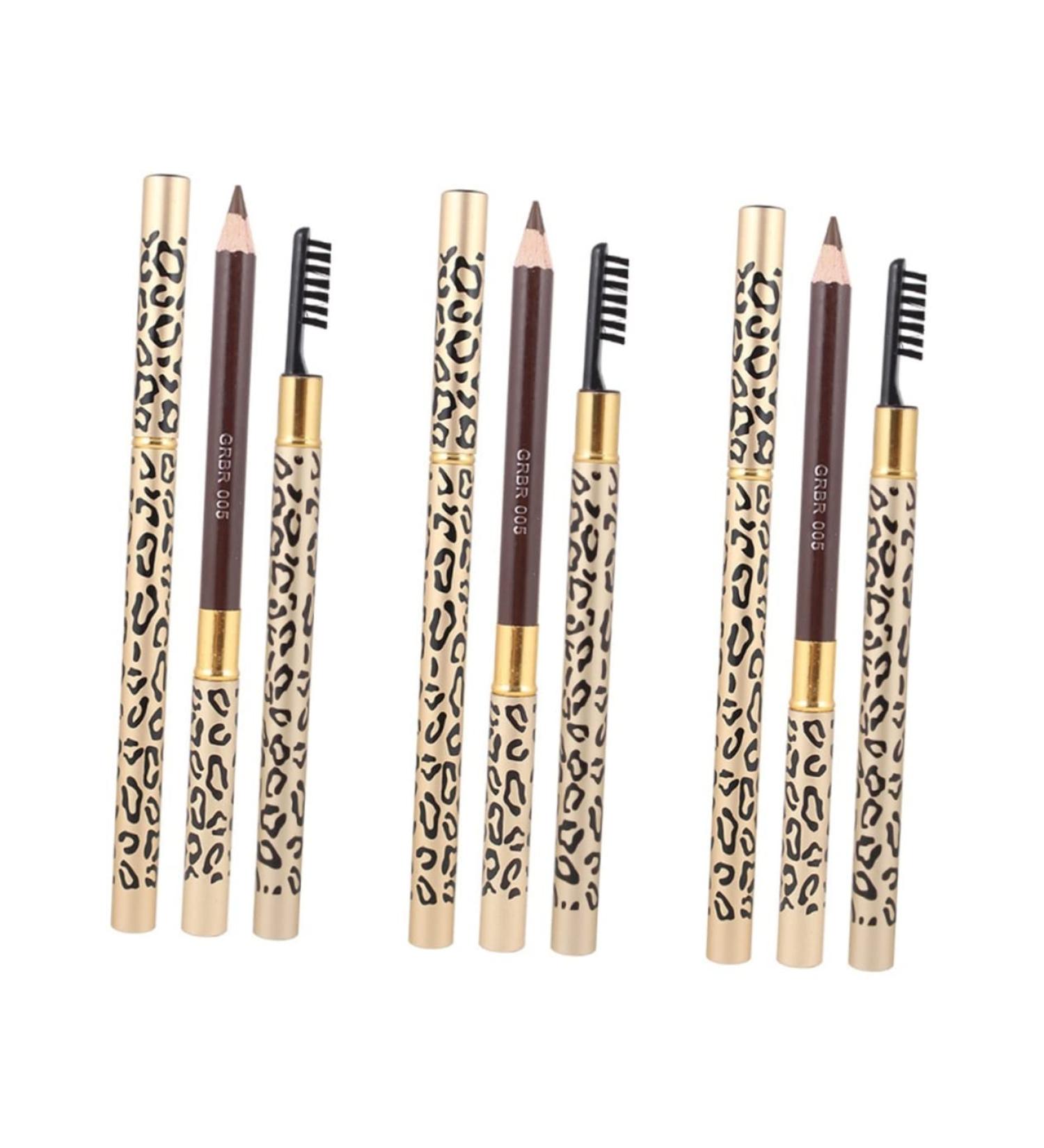 LALAFINA 6 Pcs Dark Brown Eyeliner Waterproof Eyeliner Makeup Pencil Eyebrow Pencil Miss Cosmetic 1 count (Pack of 1) Picture 1x3pcs - Buy Online on GoSupps.com