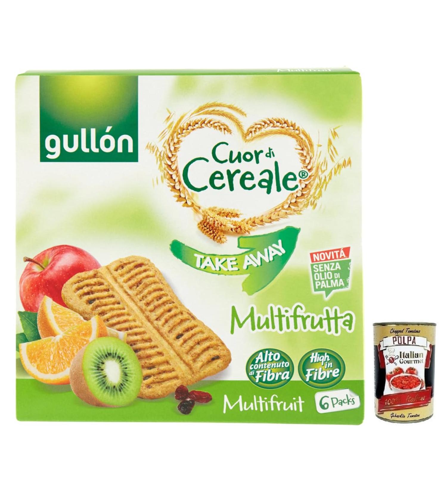  Italian Gourmet E.R. Gull n Cuor di Cereale Take Away Multifrutta Set of 6 Servings 24 g + Tomato Pulp 400 g - Buy Online on GoSupps.com