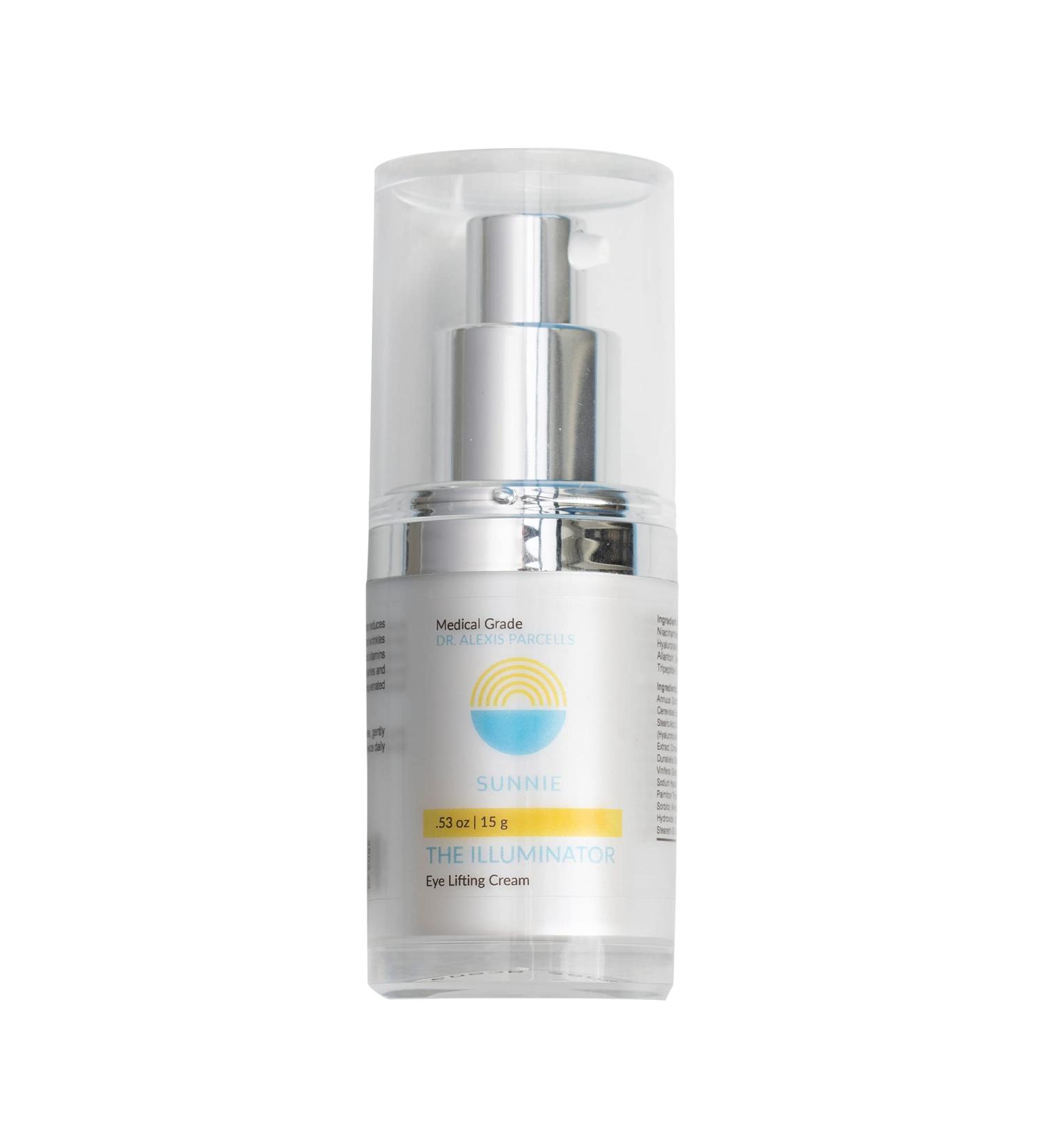 SUNNIE Illuminator Eye Lifting Cream - Dark Circle Treatment Puffiness Reduction & Anti-Aging Formula - Brightening Eye Cream (.53 oz - Buy Online on GoSupps.com