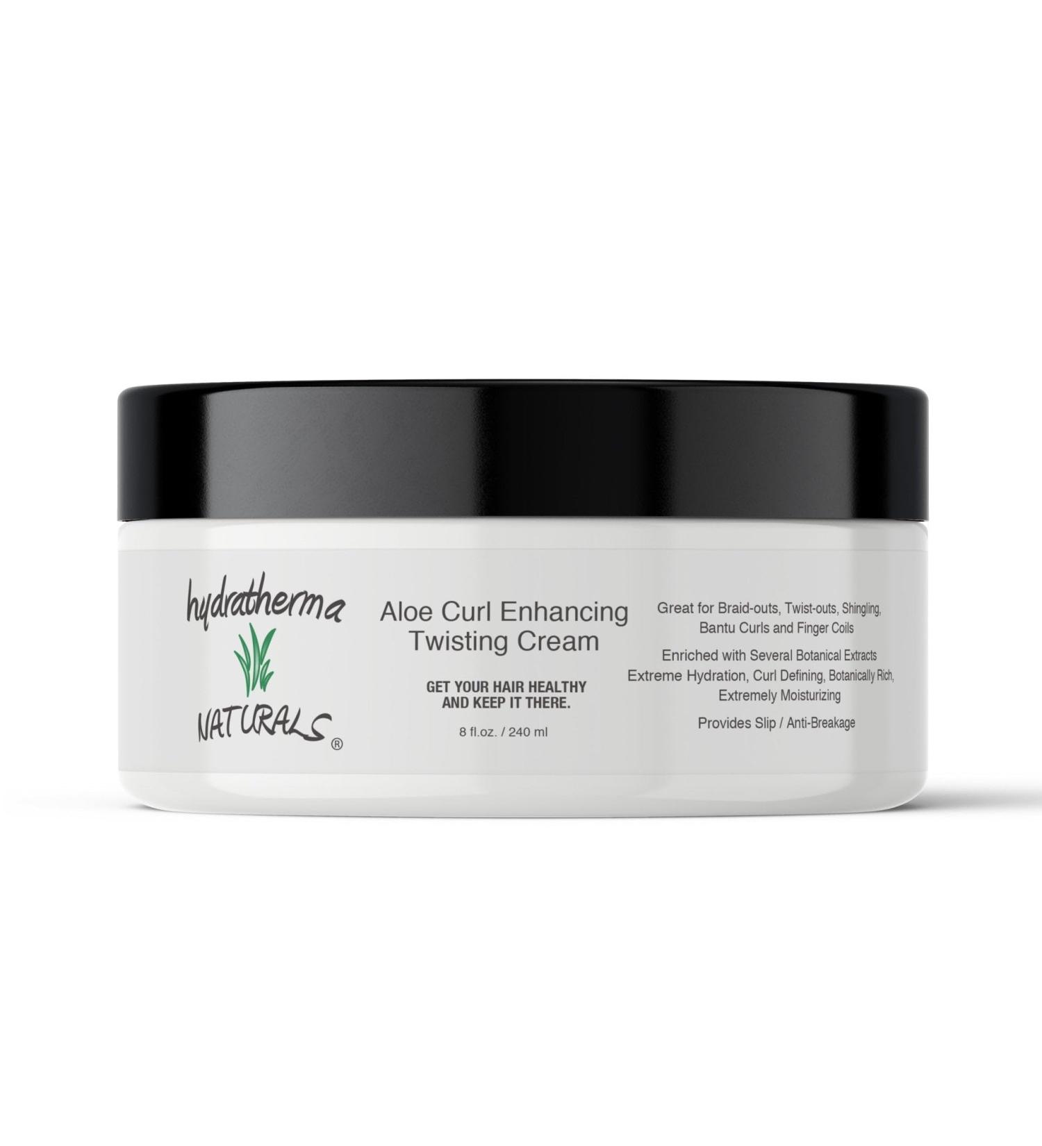 Hydratherma Naturals Aloe Curl Enhancing Twisting Cream - 8 Oz | Best Moisturizer for Curls International Shipping Available - Buy Online on GoSupps.com