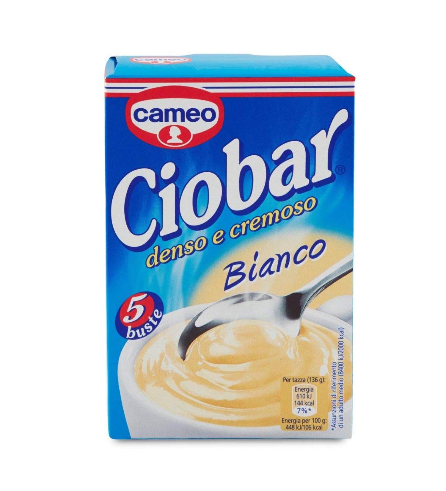 14x Cameo Ciobar Bianco Soluble Hot White Chocolate Instant Chocolate 105g (5 x 21g)