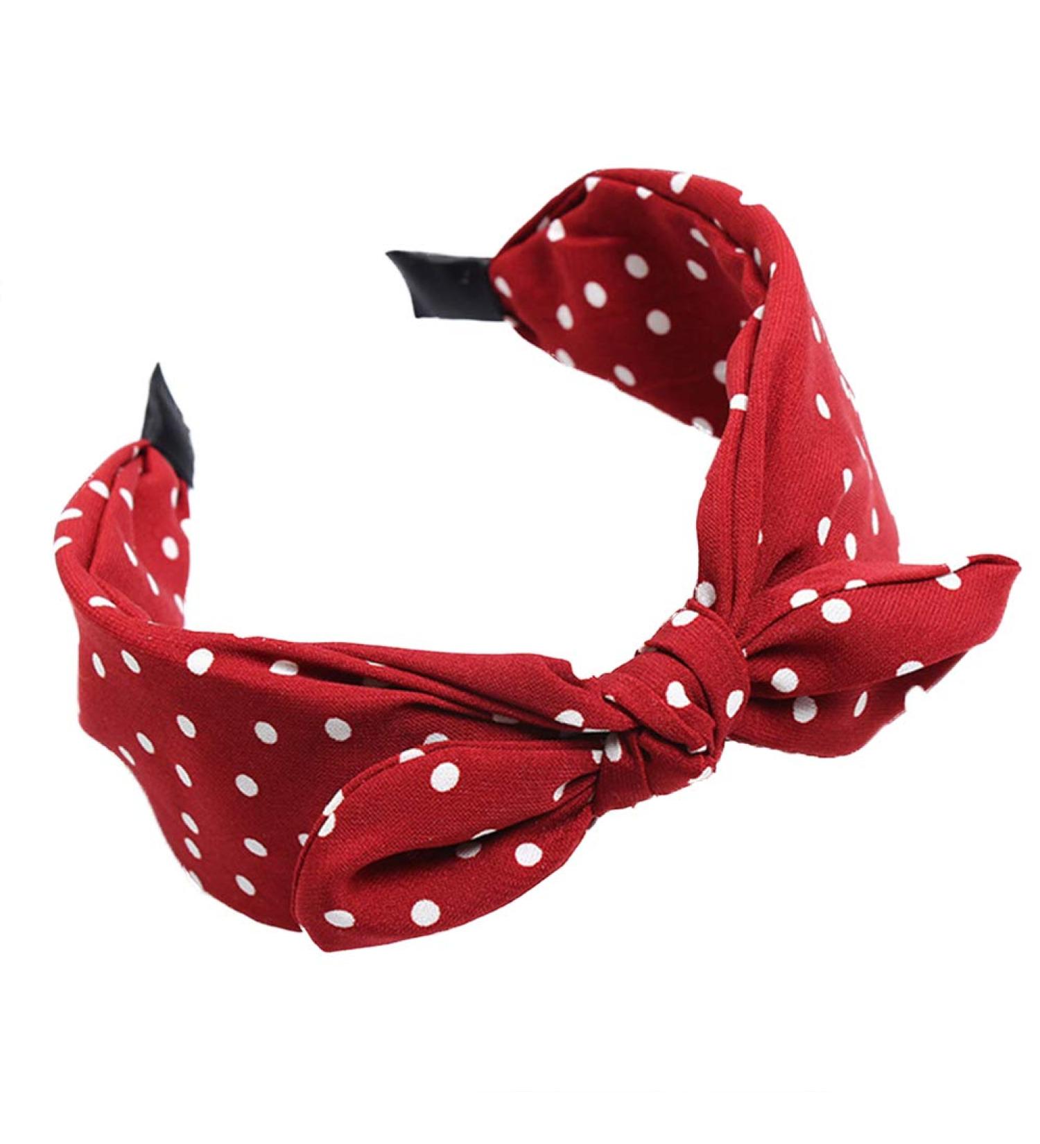 ValianhAgen XUVM Bow Hair Hoop - Red Acrylic Hair Accessory | 1 Piece Pack | Stylish International Shipping - Buy Online on GoSupps.com