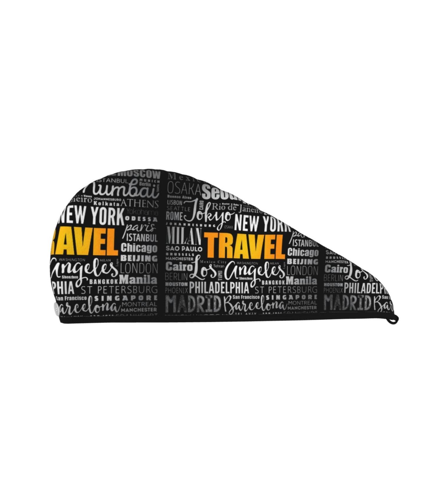 Hair Towel Wrap - Quick Drying Turban with Button for Travel | Best Hair Drying Towel - Buy Online on GoSupps.com