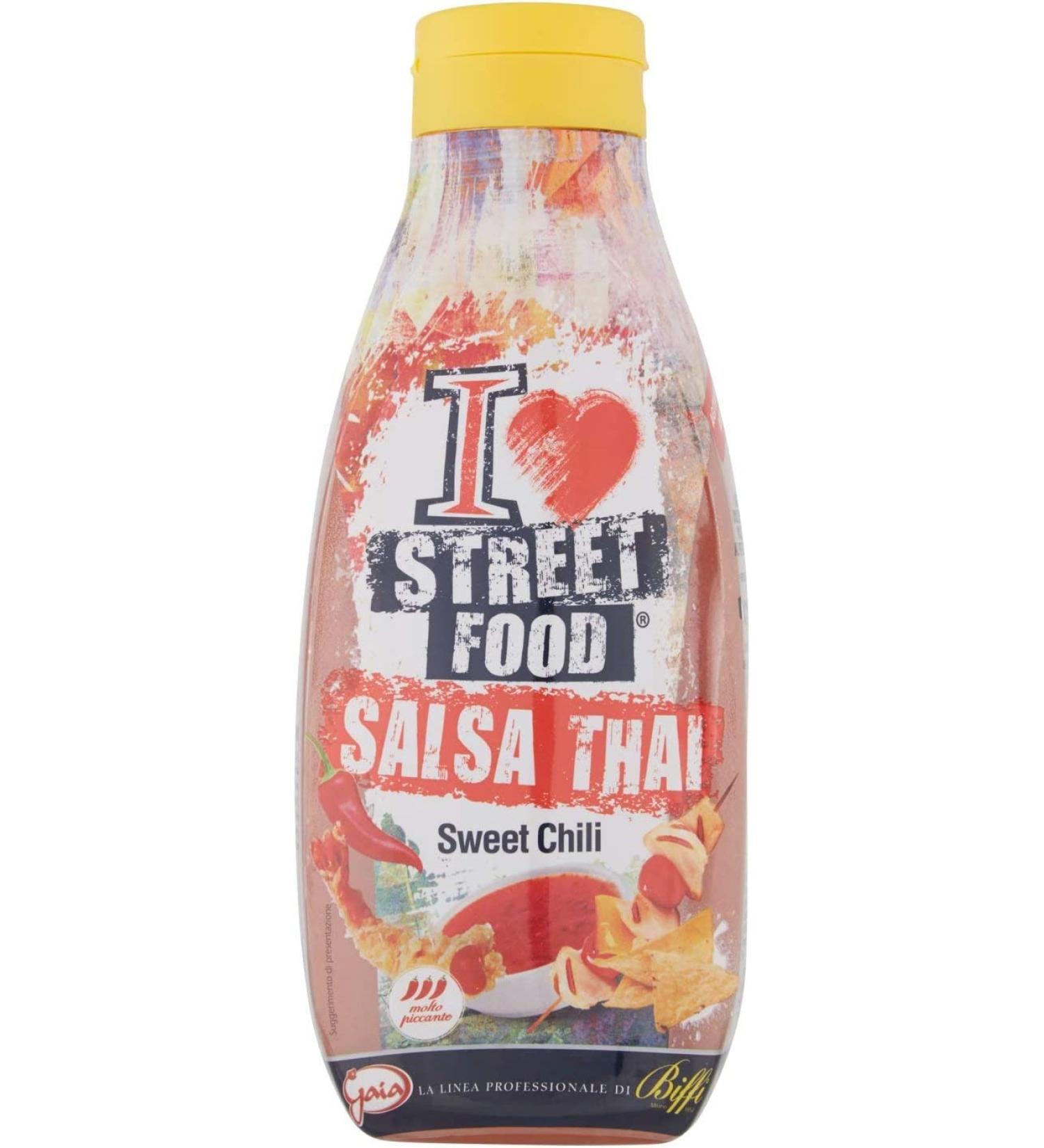 Gaia Salsa Thai Sauces with Sweet Chili - Street Food 3 Pack 1000g - Buy Online on GoSupps.com