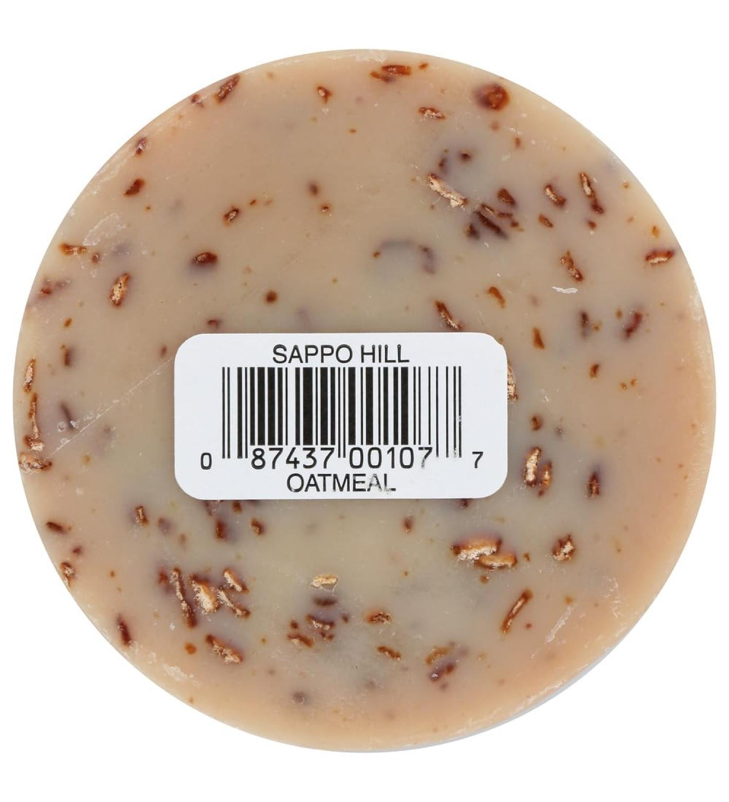Sappo Hill Oatmeal Glycerine Soap - 3.5 oz | Natural Moisturizing Soap for Healthy Skin | International Shipping Available - Buy Online on GoSupps.com