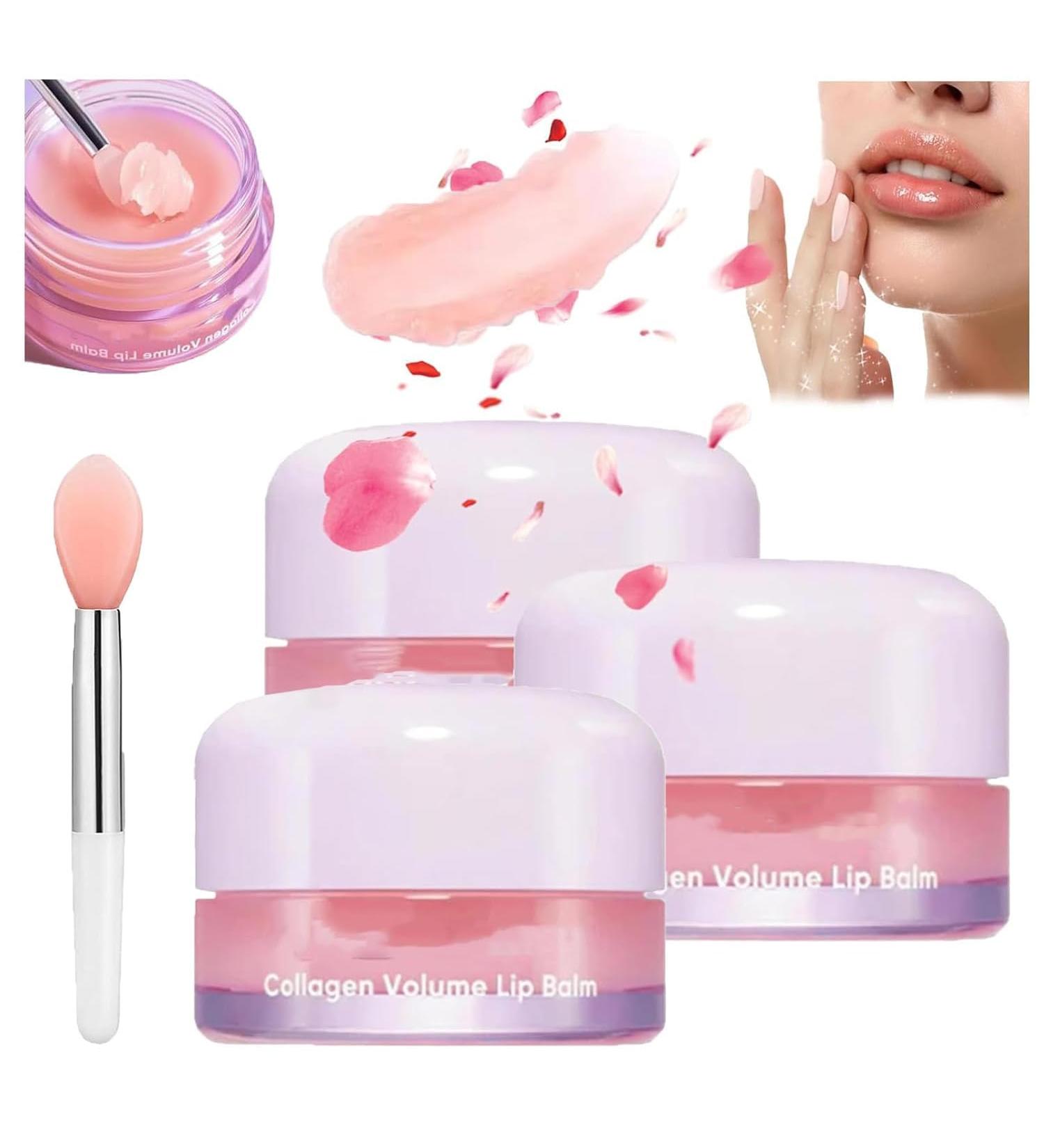 Lip Balm Collagen Lip Balm Exfoliating Lip Balm Moisturizing Brightening Hydrates and Nourishes Your Lips Moisturizing Exfoliating - Buy Online on GoSupps.com