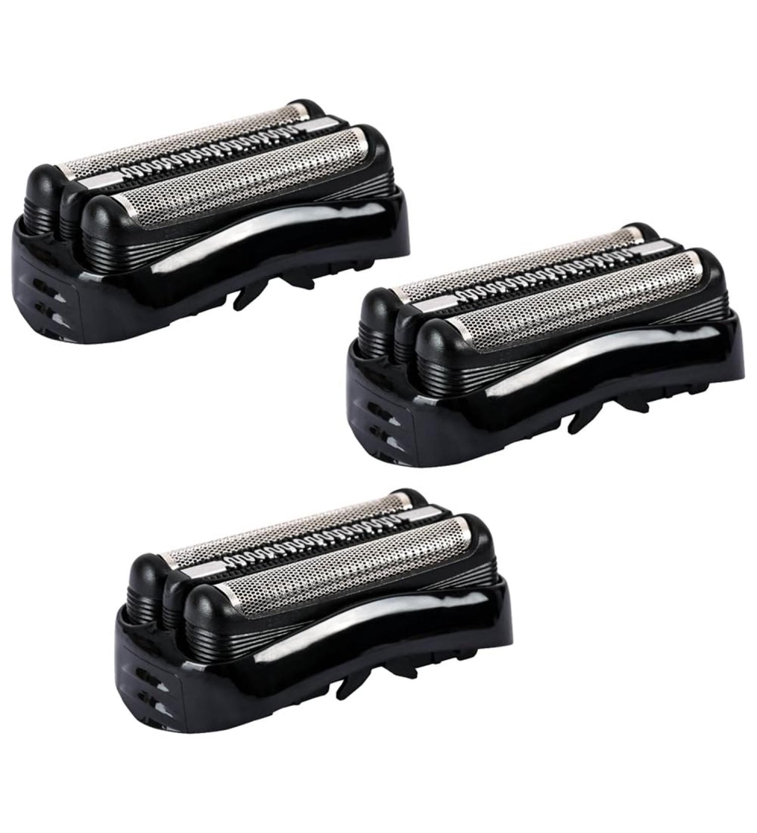 LIZZOT 3X Shaver Head for Series 3 21B - Black Replacement Compatible with Braun Series 3 Shavers - Buy Online on GoSupps.com