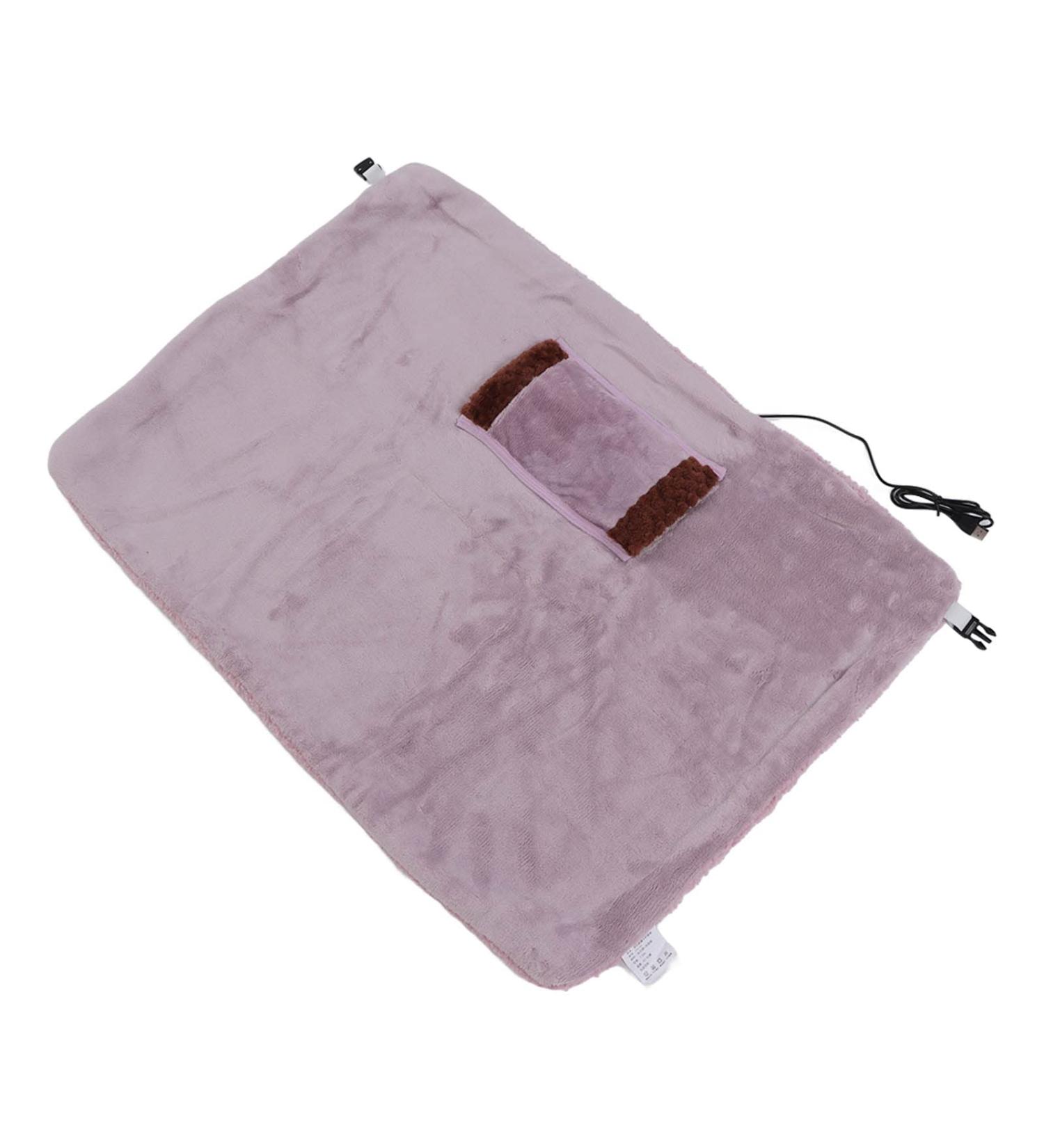 Qukaim USB Flannel Heating Blanket - Cozy Heated Shawl for Home & Office | Pink Purple - Buy Online on GoSupps.com