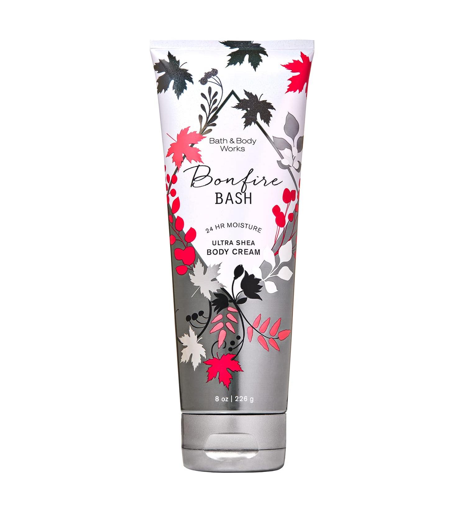 Bath and Body Works BONFIRE BASH Ultra Shea Body Cream 8 Ounce (2018 Edition)