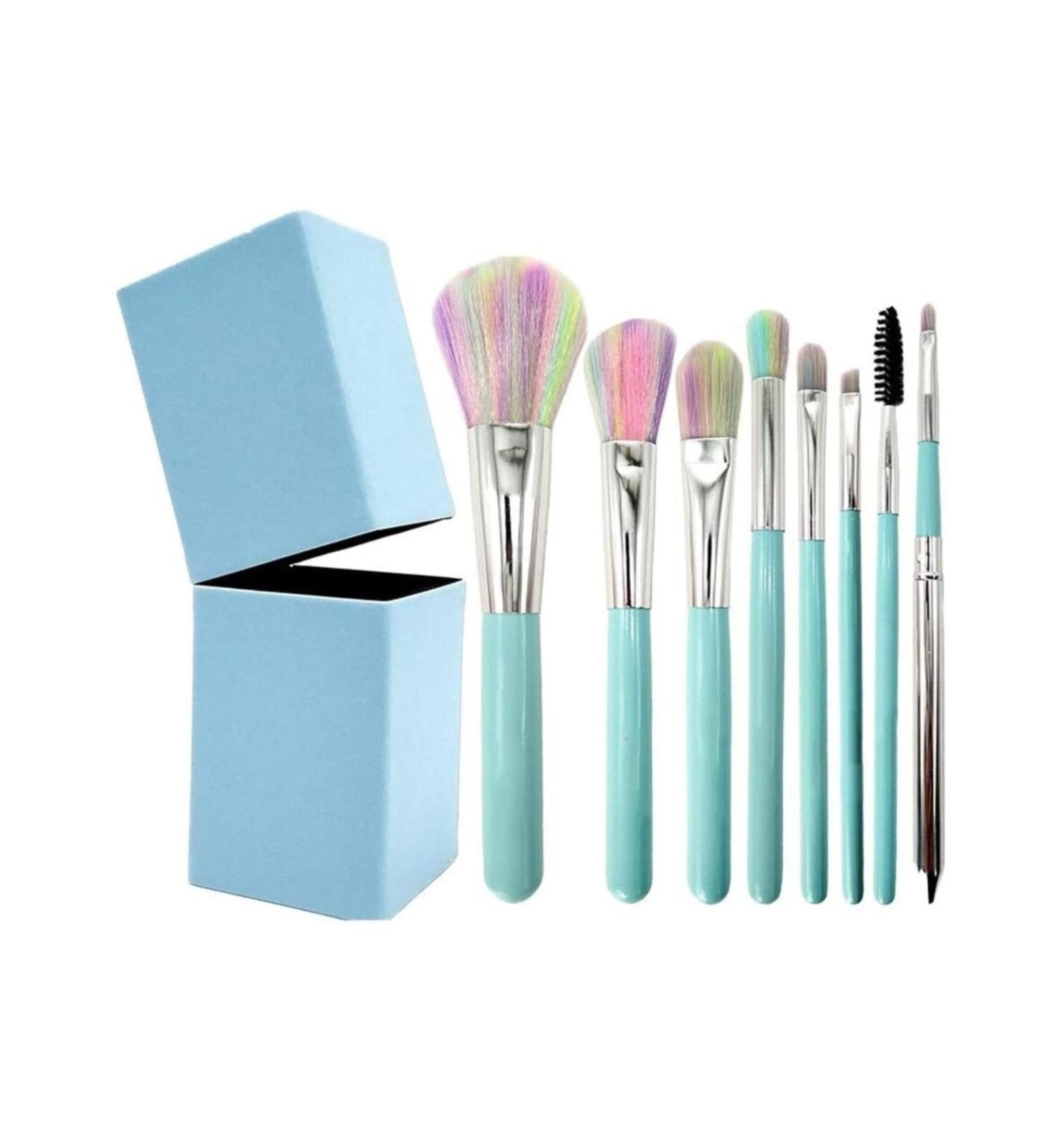 Buy Multifunctional Makeup Brush Set | Colored Synthetic Fiber Bristles for Flawless Application - International Shipping Available - Buy Online on GoSupps.com