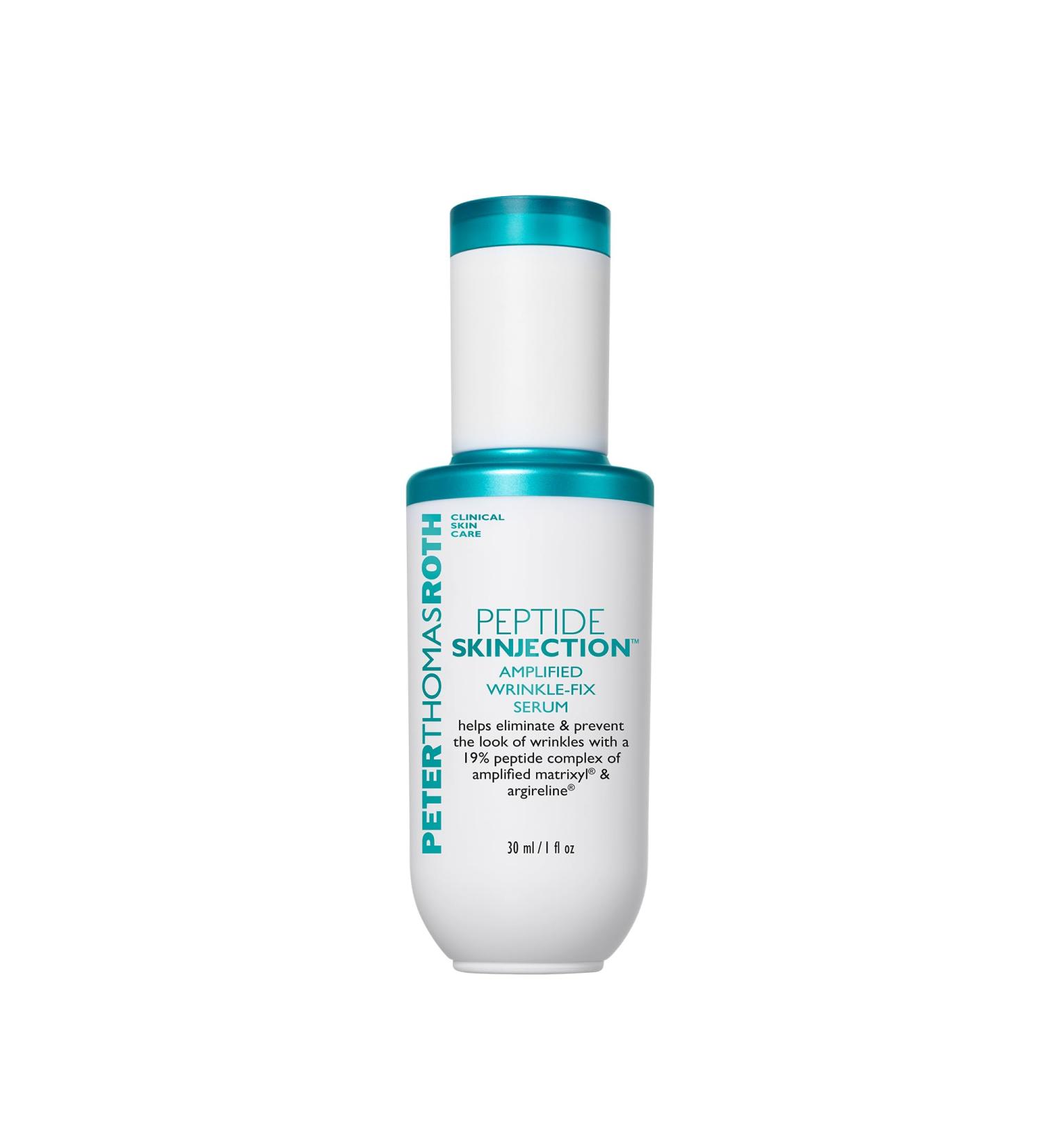 Peter Thomas Roth | Peptide Skinjection Amplified Wrinkle-Fix Serum Clinically Proven Refillable Serum for Anti-Aging and Loss of Firmness Matrixyl and Argireline For All Skin Types - Buy Online on GoSupps.com