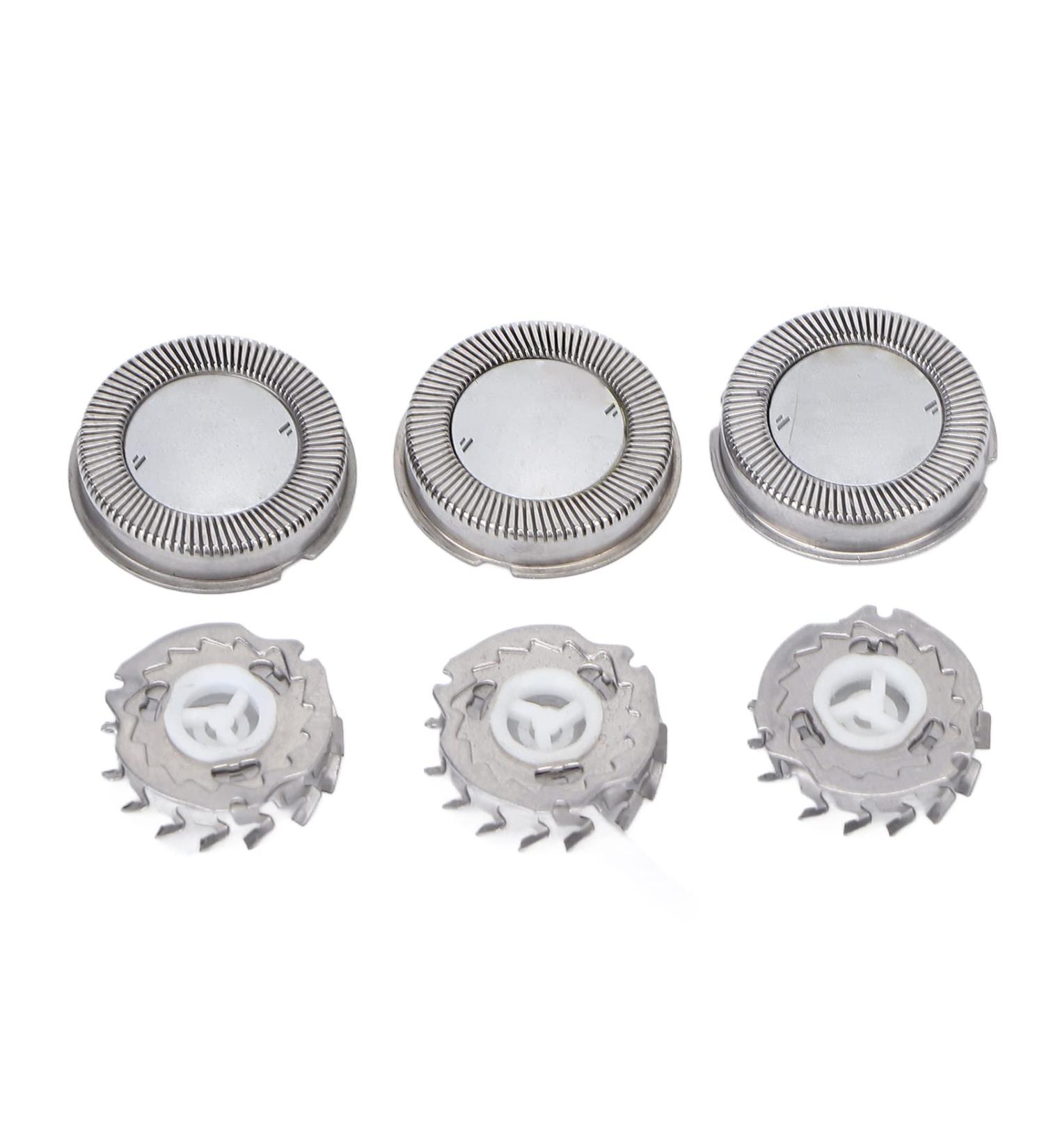 3 Pack Stainless Steel Shaving Heads - Replacement Blades & Razor Accessories for HQ3 HQ4 HQ5 HQ8 HQ9 PO HS - Buy Online on GoSupps.com