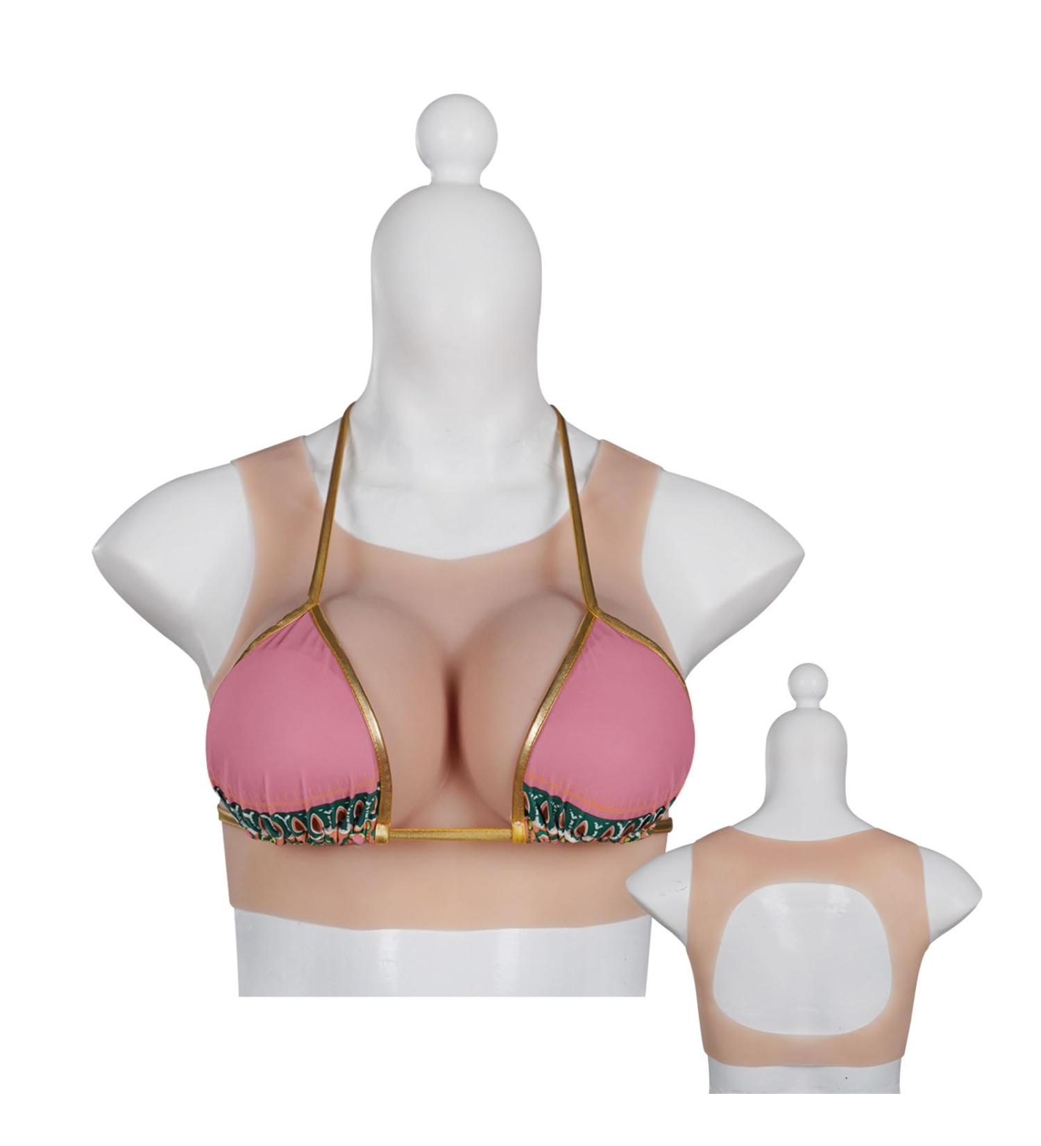 ZWSMS Silicone Filled Breast CG Cup - Mastectomy Fake Boobs for Crossdressers & Drag Queens | Transgender Breastplate in Color 1 C Cup - Buy Online on GoSupps.com