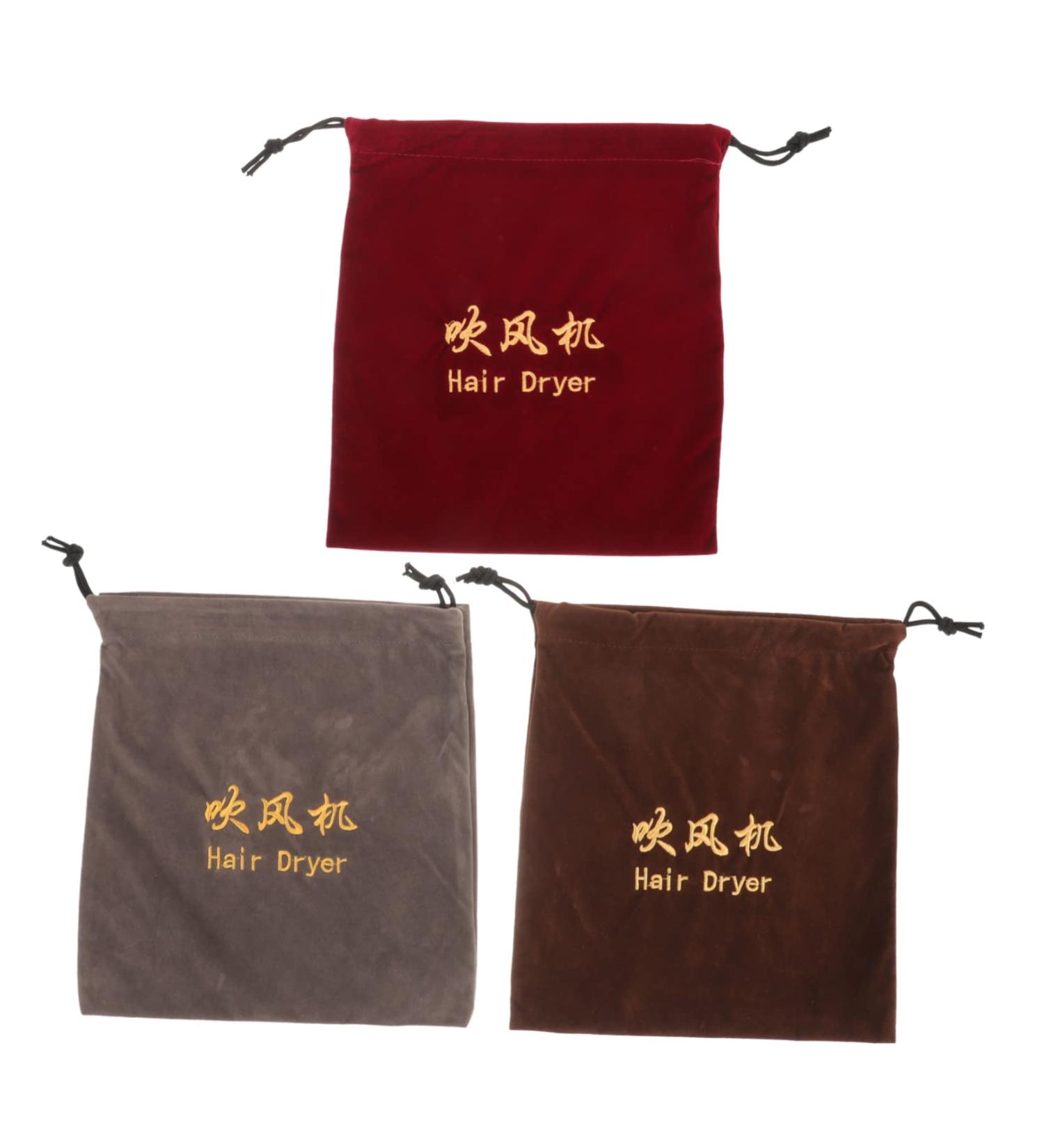 Healeved 3 Pcs Hair Dryer Storage Bag Hair Dryer Case Hair Dryer Organizers Bag Hair Tool Storage Fabric - Buy Online on GoSupps.com