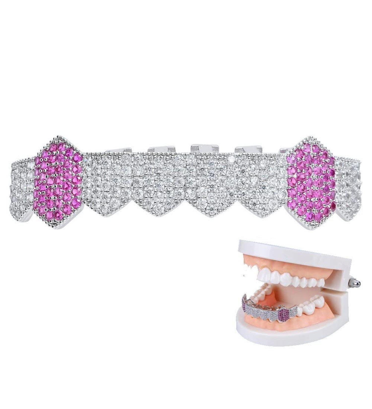 Wudaizhi Hip Hop Grill Premium Gold Plated Grillz for Trendy Style | International Shipping Available - Buy Online on GoSupps.com