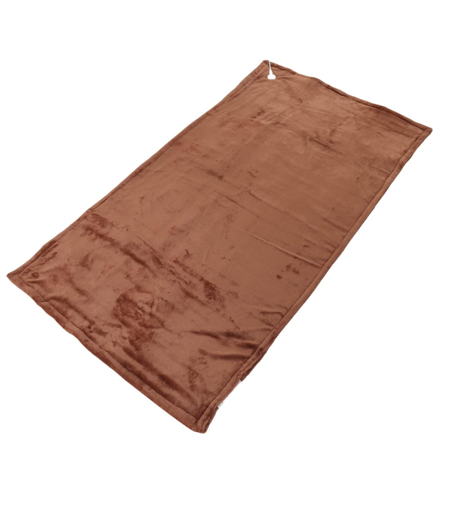 Zerodis Heating Pad - Soft Flannel Electric Blanket (150x80) EU Plug 220V | Cozy Household Comfort in Coffee Color - Buy Online on GoSupps.com