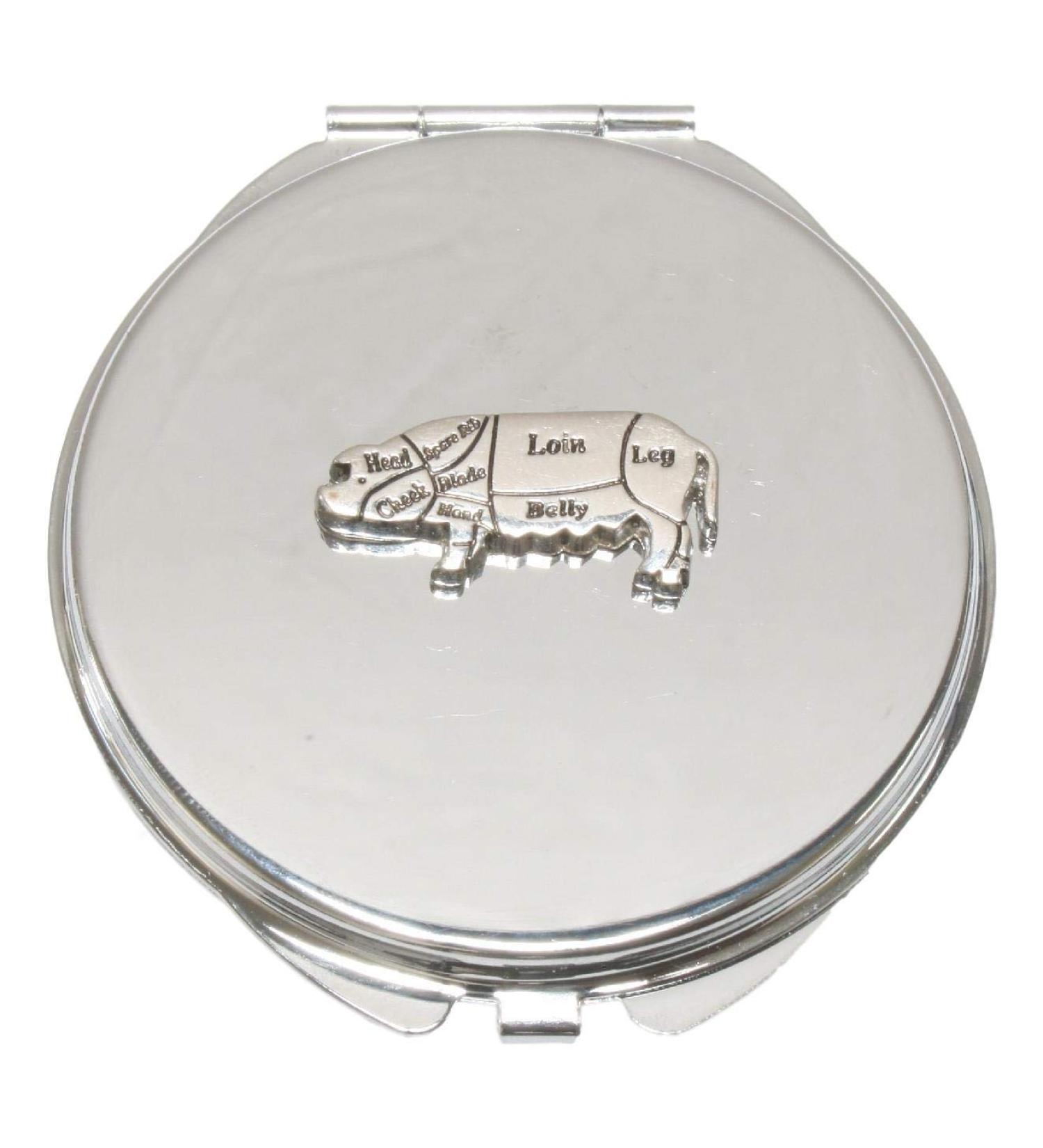 Butcher Pig Compact Mirror Handbag Gift With Free Engraving 49 - Buy Online on GoSupps.com