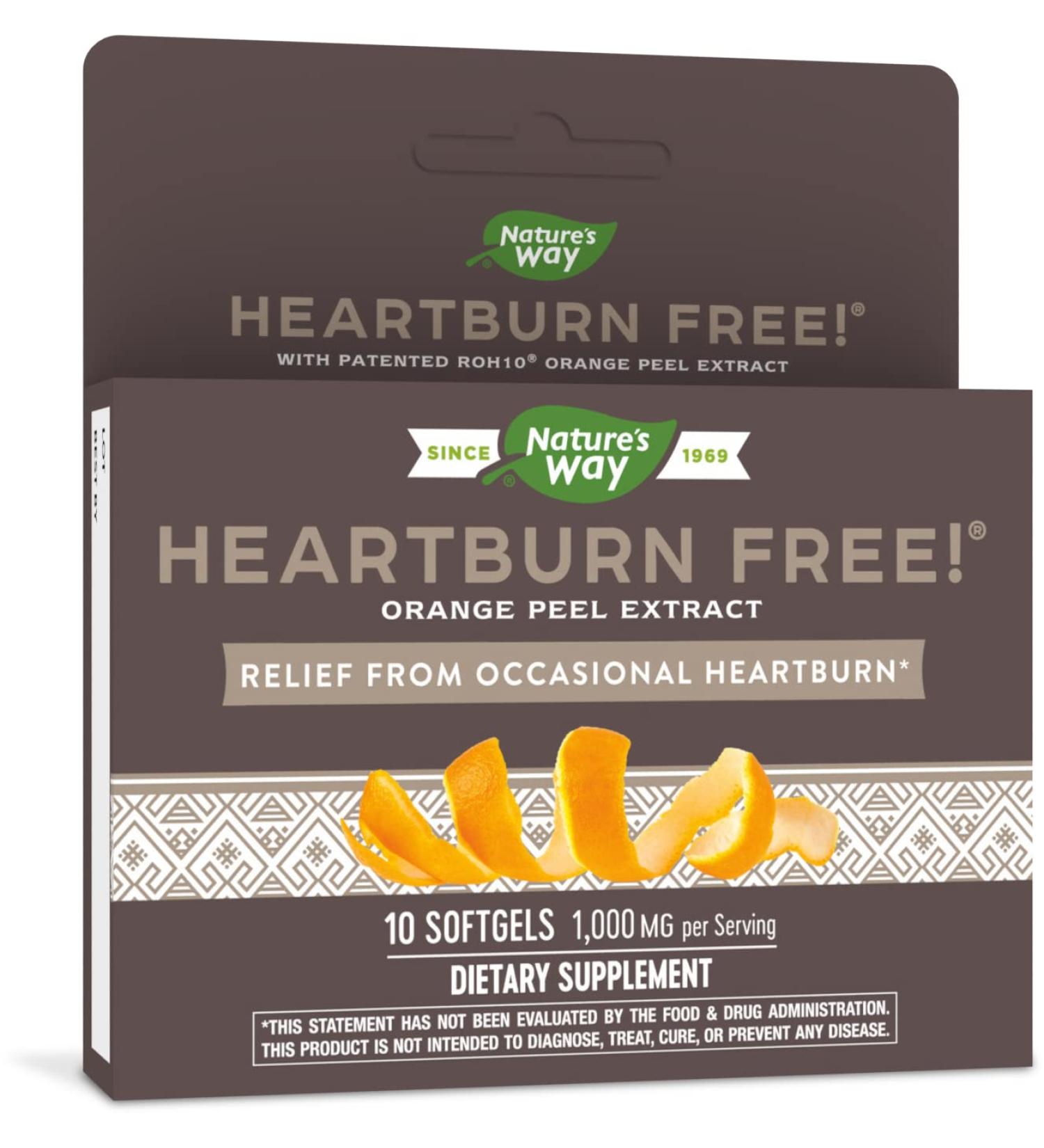 Nature's Way Heartburn Free 10 Softgels - Lasting Relief - Buy Online on GoSupps.com