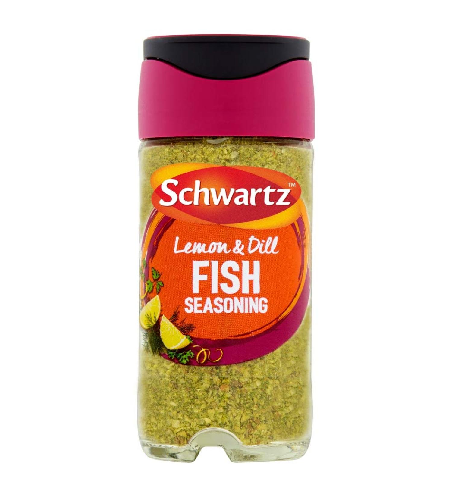 Schwartz Fish Seasoning 55g - Enhance Your Seafood Dishes with this Premium Blend - Buy Online on GoSupps.com