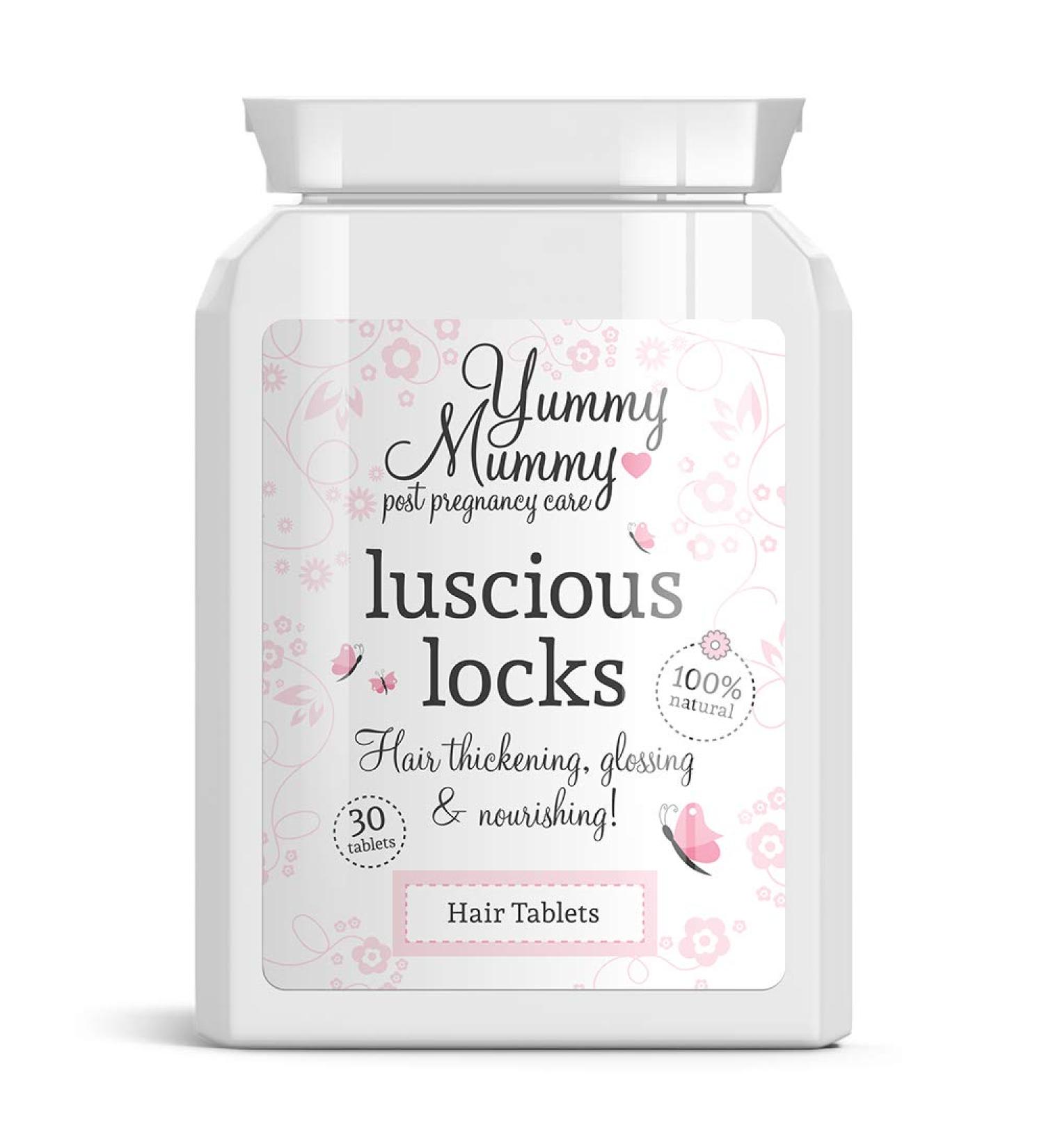 Yummy Mummy Postpartum Hair Tablets | Get Long Thick Hair & Combat Thinning & Balding - Buy Online on GoSupps.com