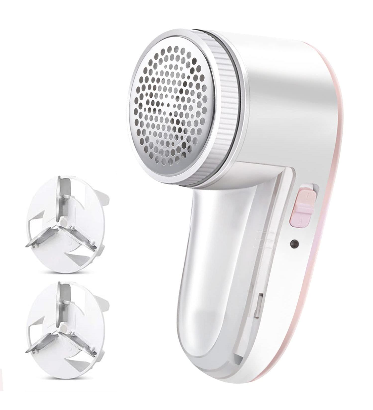 SIKITUT Fabric Shaver & Defuzzer - Rechargeable Lint Remover with 2 Replaceable Stainless Steel Blades for Sweaters & Garments - Buy Online on GoSupps.com