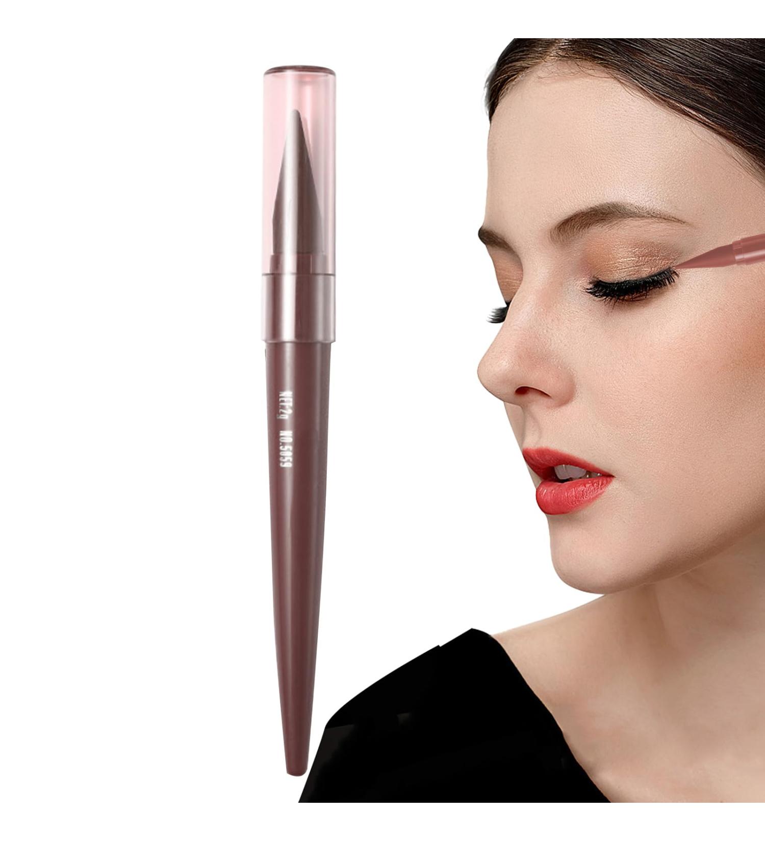 Gel Eyeliner Waterproof - Quick Drying Eyeliner Gel | Smudge-Proof Colorful Eyeliner Makeup Long Wear for Women Girls Daily Life Rowces Brown - Buy Online on GoSupps.com