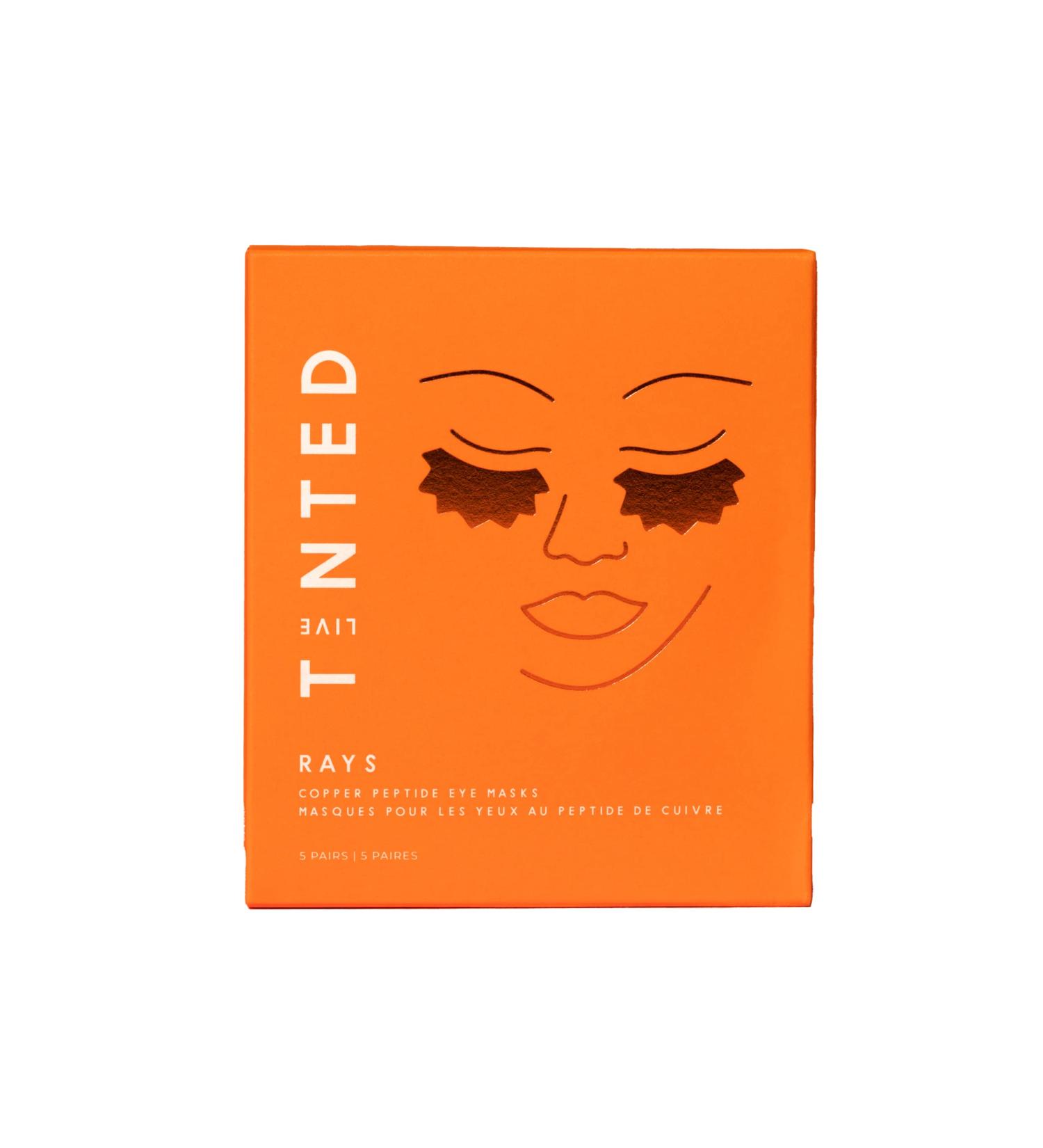 LIVE TINTED Rays Copper Eye Mask - 5 Pairs | Soothing Eye Treatment - Buy Online on GoSupps.com