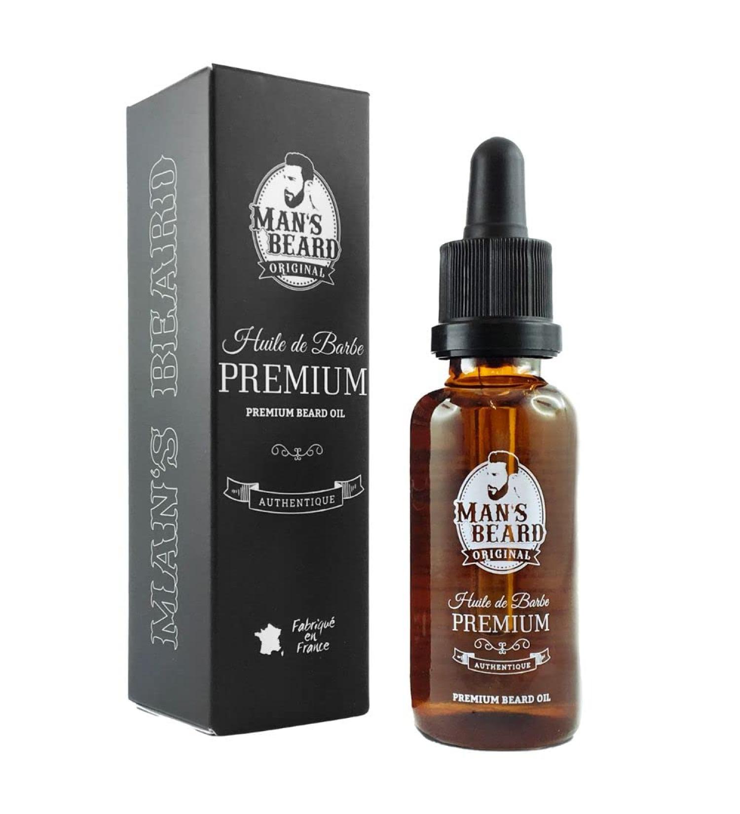 Man's Beard Premium Beard Oil - Buy Online on GoSupps.com