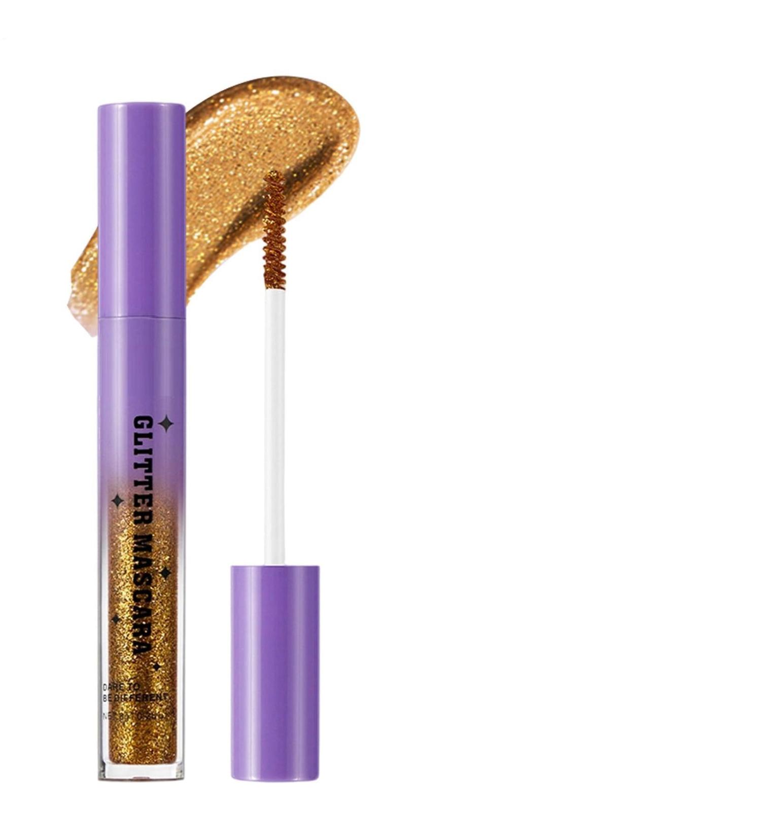  Ruhnjyg Shimmering Mascara | Smudge-Proof Waterproof Lengthening Curling Anti-Stain Mascara for Women Weddings Dates Travel Evenings Parties - Buy Online on GoSupps.com