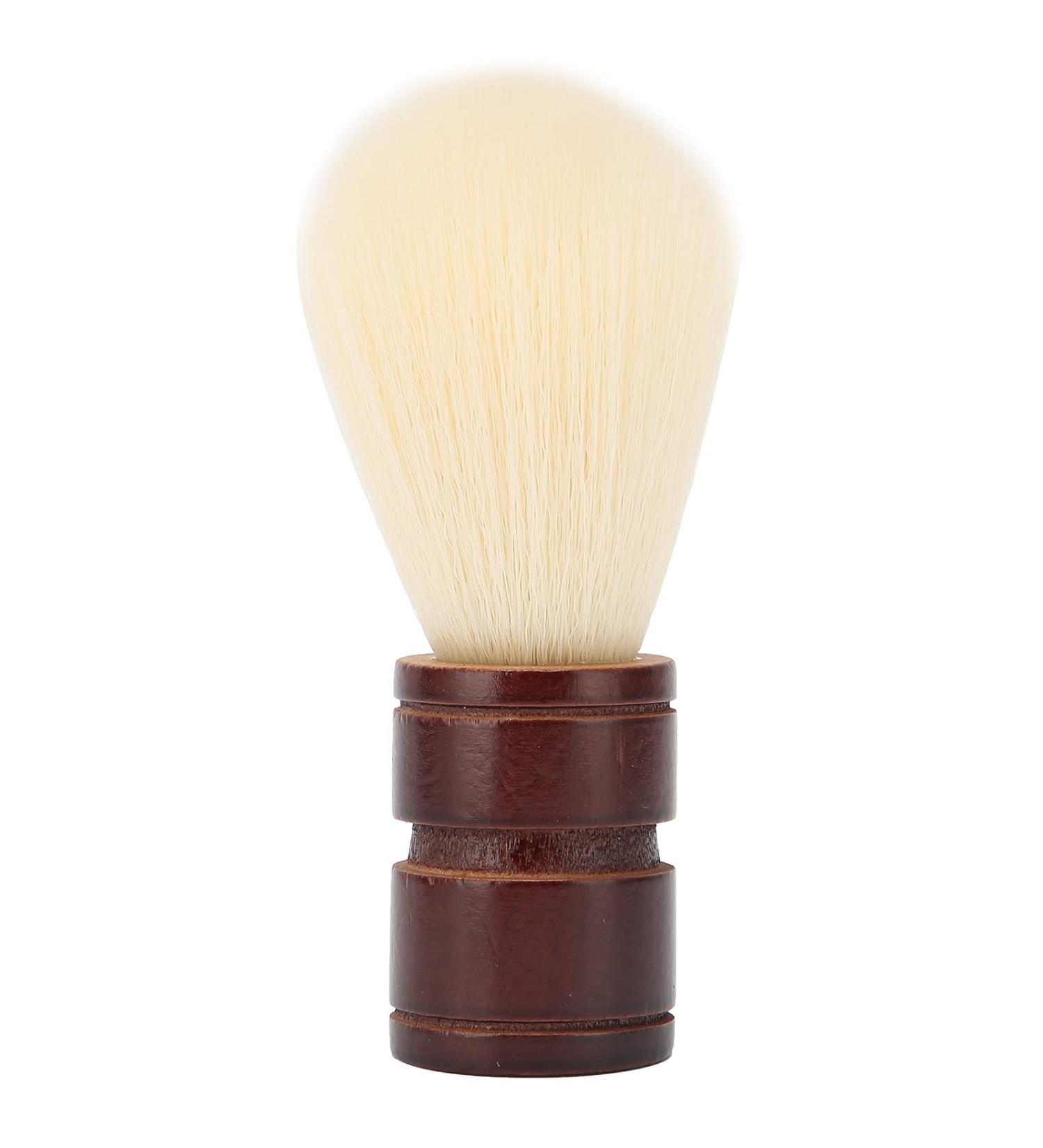 Professional Wooden Handle Shaving Brush | Nylon Wool Beard Cleaning Tool for Men - International Shipping Available - Buy Online on GoSupps.com