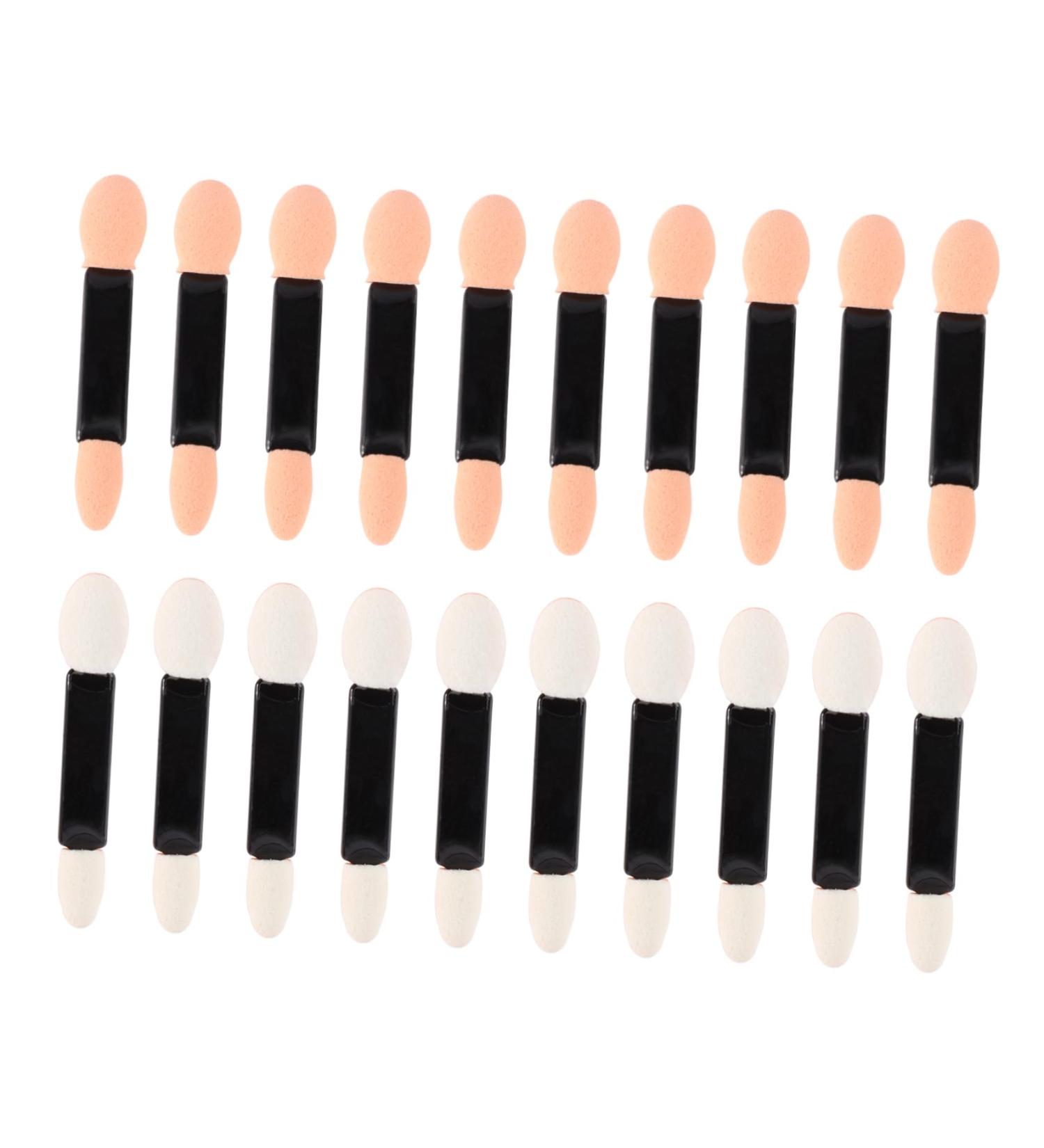 PLAFOPE 20pcs Makeup Eyeshadow Brush Double Head Eyeshadow Brushes Eye Shadow Sponge Applicator - Buy Online on GoSupps.com