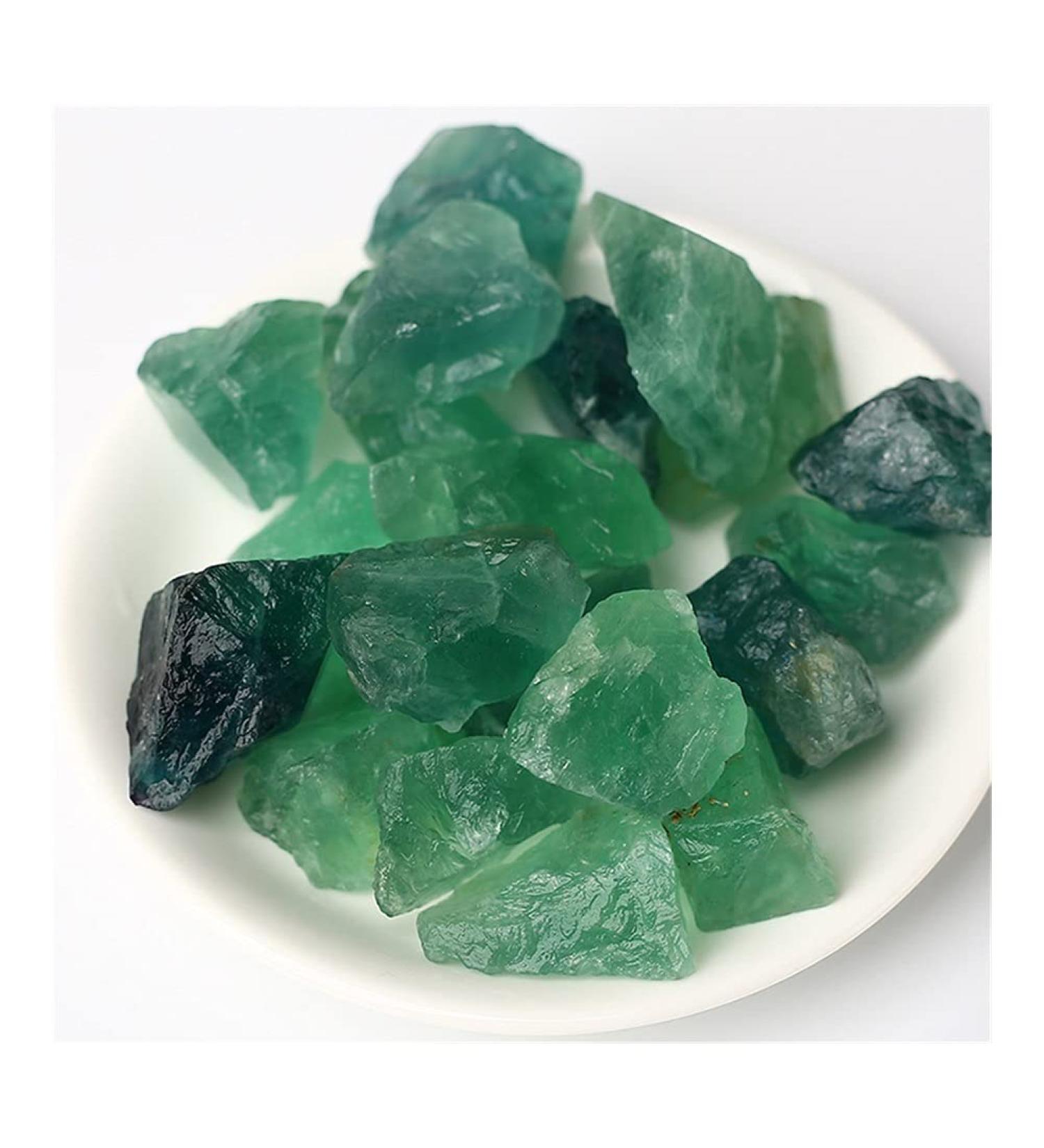 Natural Crystal Rough Natural White Crystal Stone Specimen for Home Decoration Specimen (Color : Green Fluorite Size : 35-40g) 35-40g Green Fluorite - Buy Online on GoSupps.com